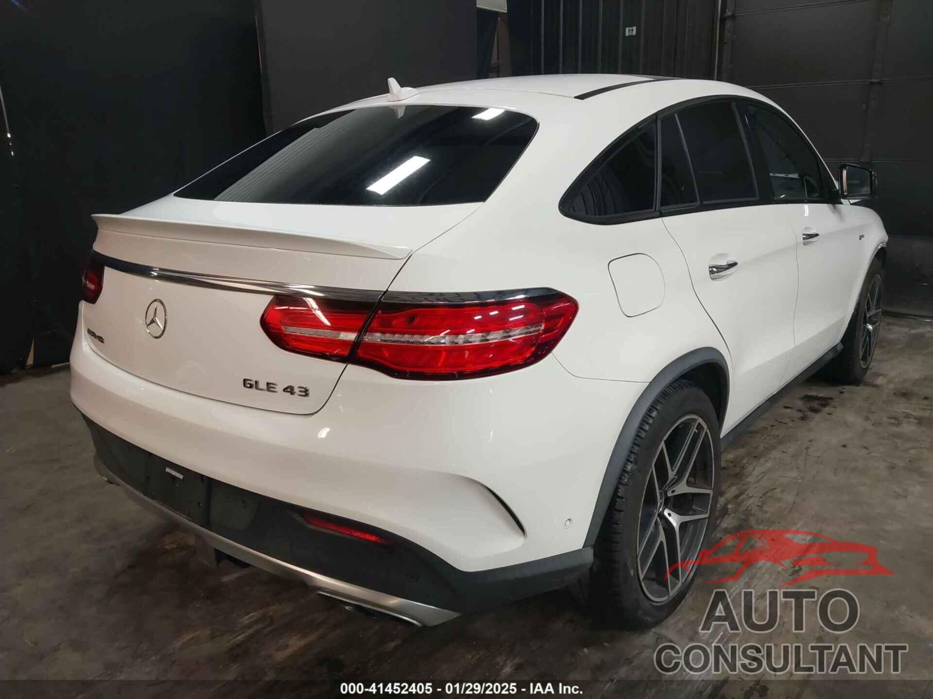 MERCEDES-BENZ AMG GLE 43 COUPE 2017 - 4JGED6EBXHA072090