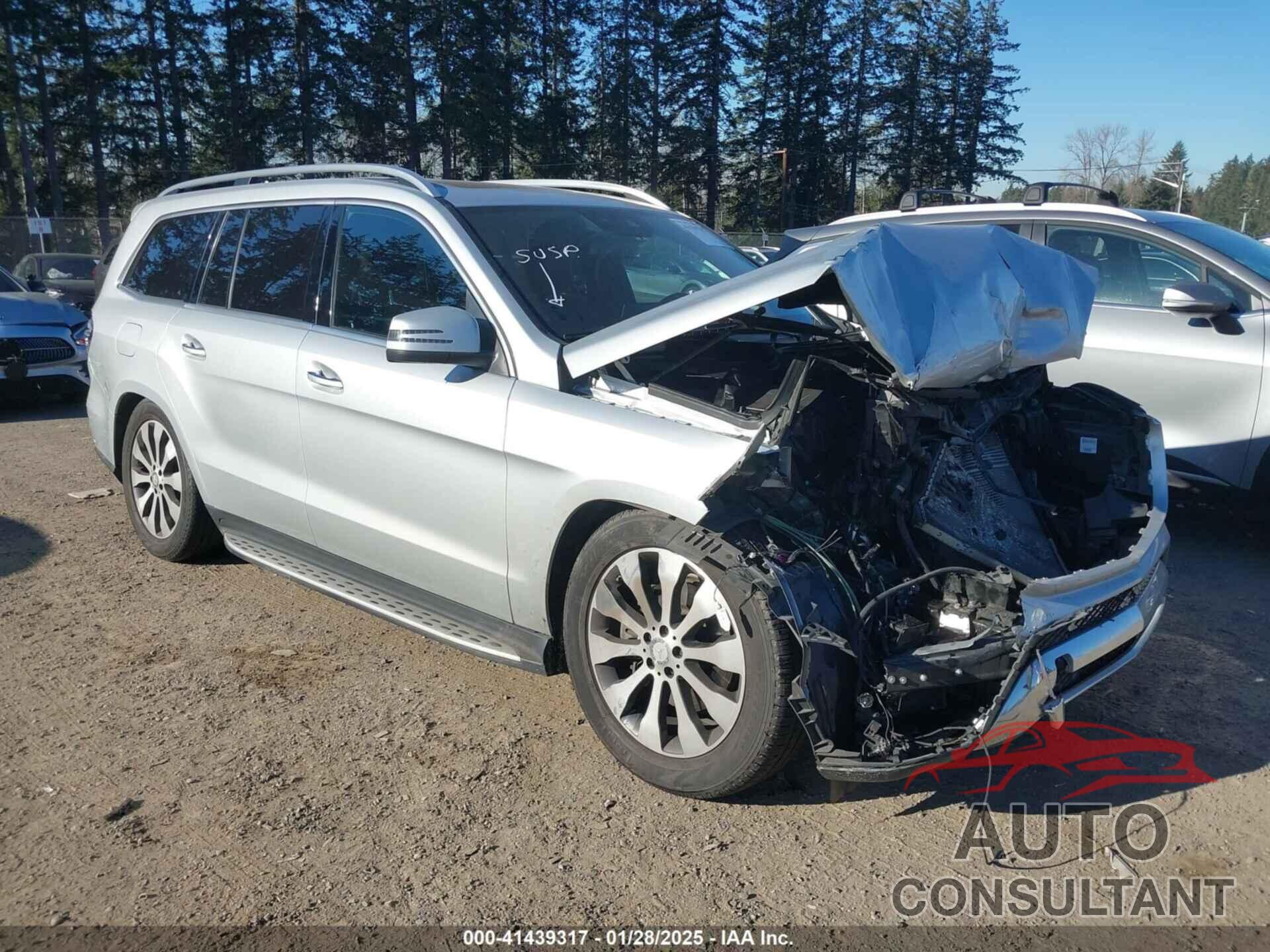 MERCEDES-BENZ GLS 450 2017 - 4JGDF6EE6HA794351