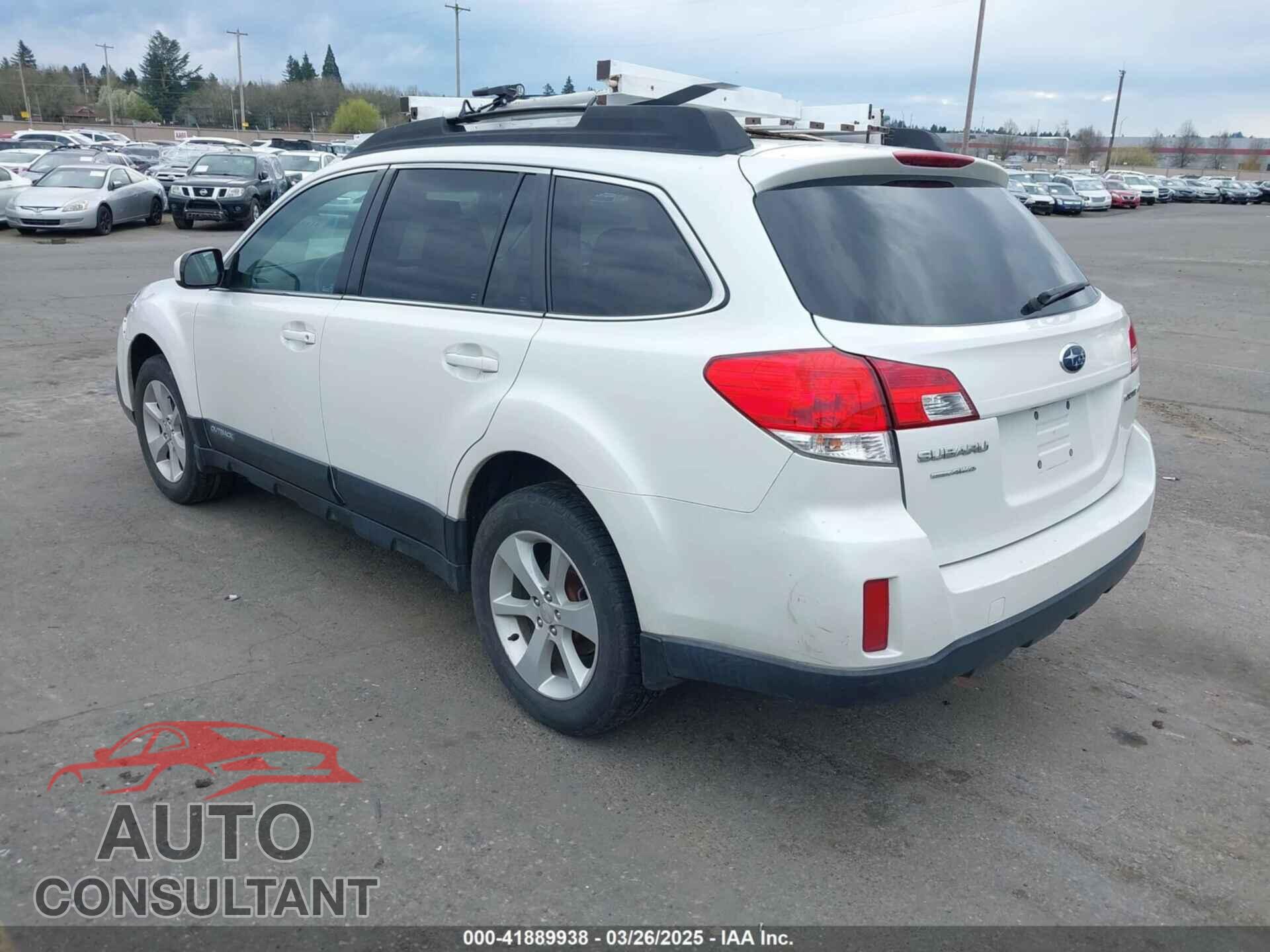 SUBARU OUTBACK 2013 - 4S4BRBCC4D3286094