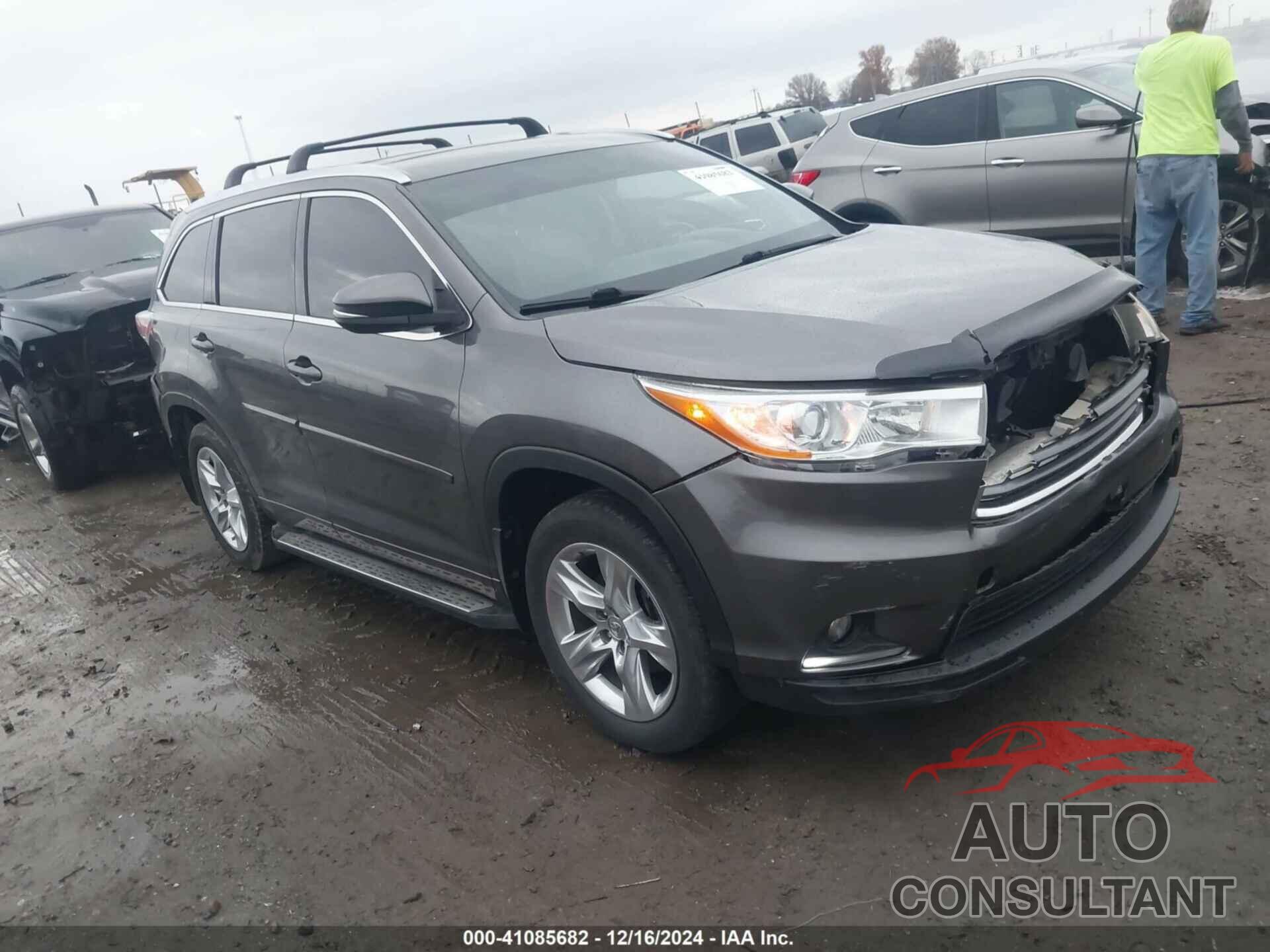 TOYOTA HIGHLANDER 2014 - 5TDYKRFH8ES010732