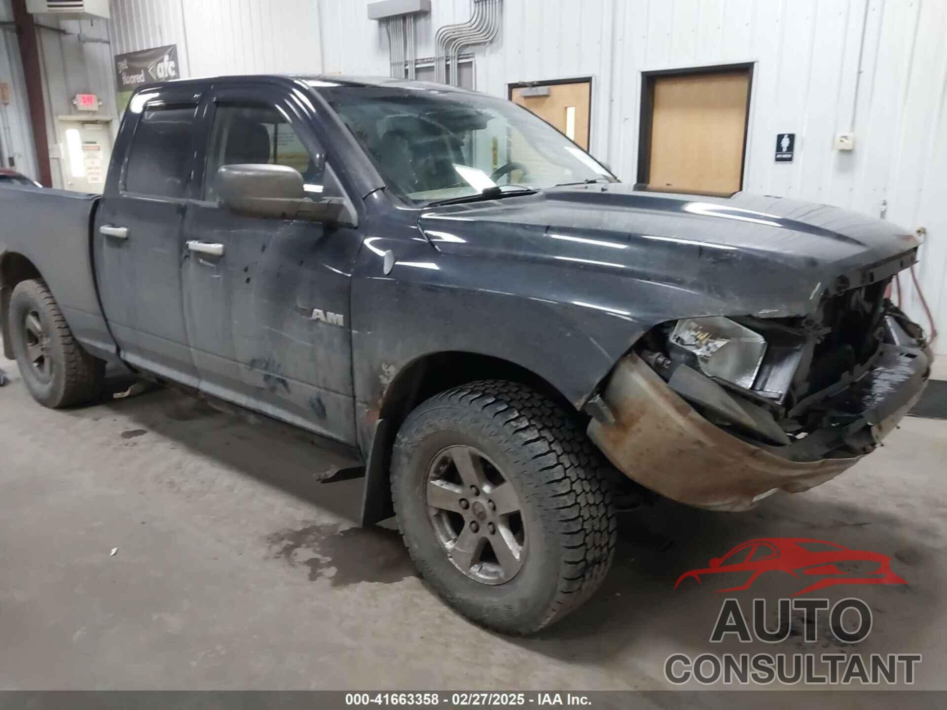 DODGE RAM 1500 2009 - 1D3HV18P39S760198