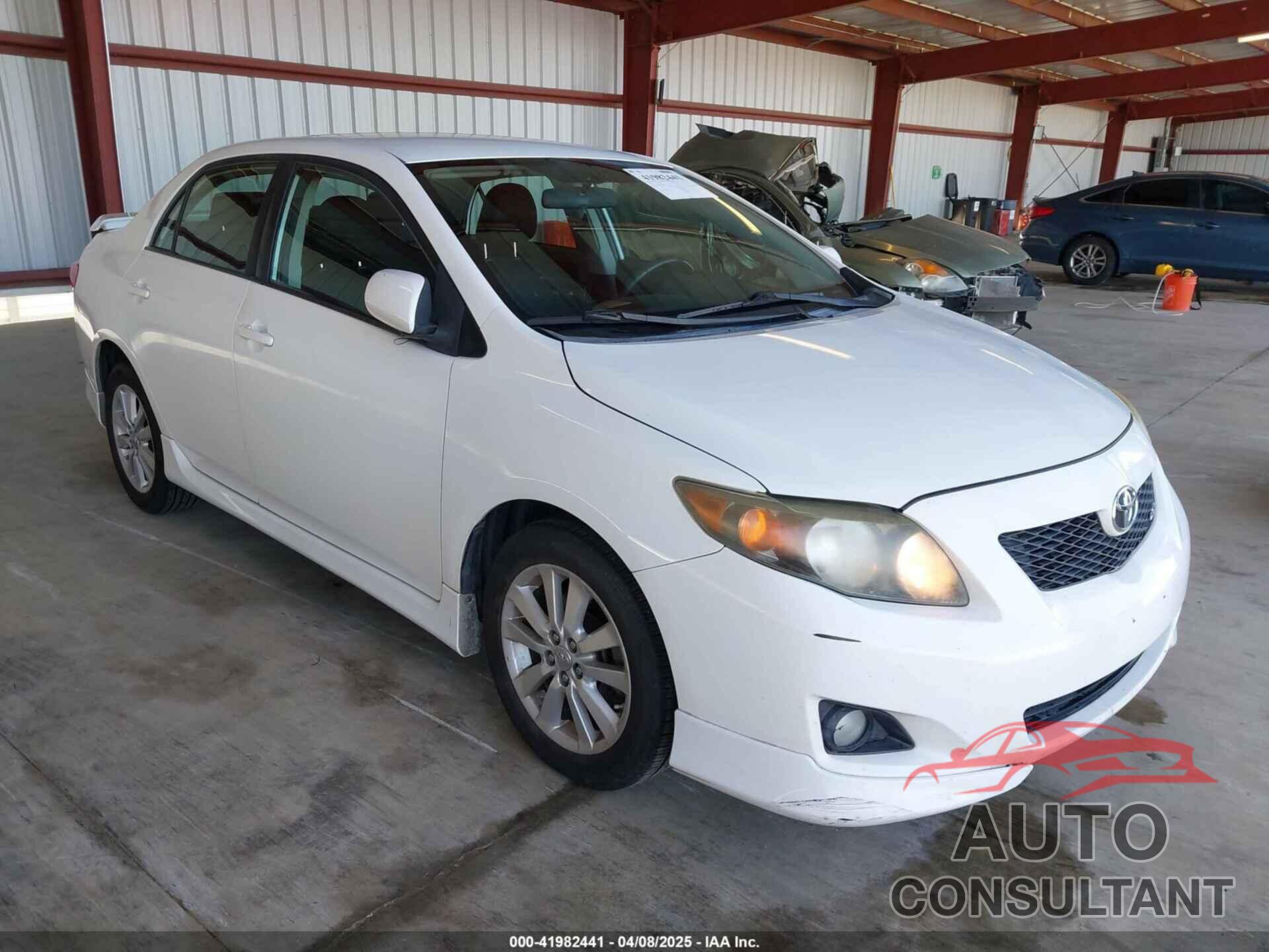 TOYOTA COROLLA 2009 - 1NXBU40E09Z059423