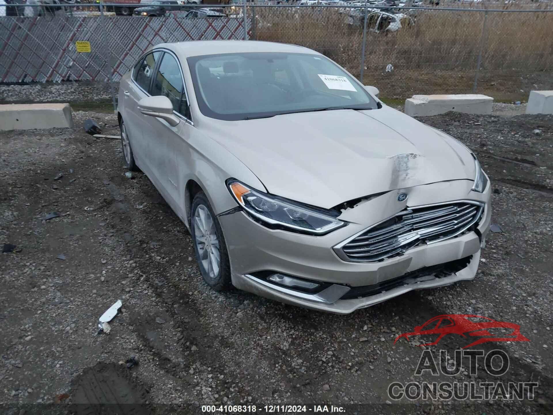 FORD FUSION HYBRID 2017 - 3FA6P0LU7HR162844