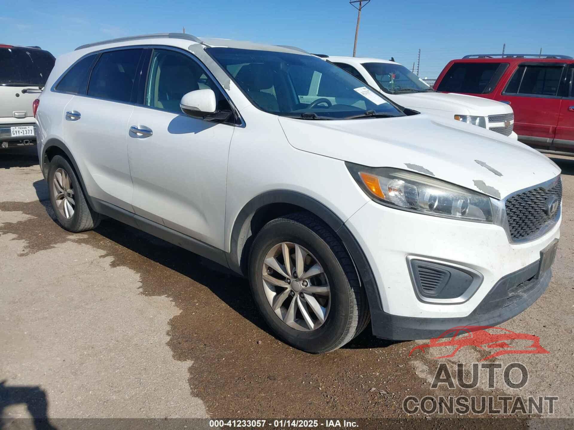 KIA SORENTO 2016 - 5XYPG4A55GG009602