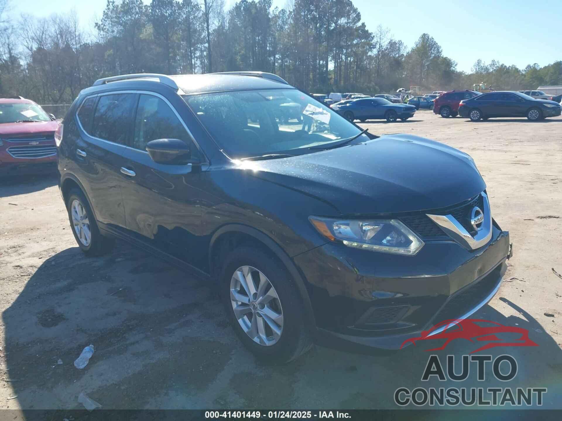 NISSAN ROGUE 2016 - KNMAT2MT2GP641289