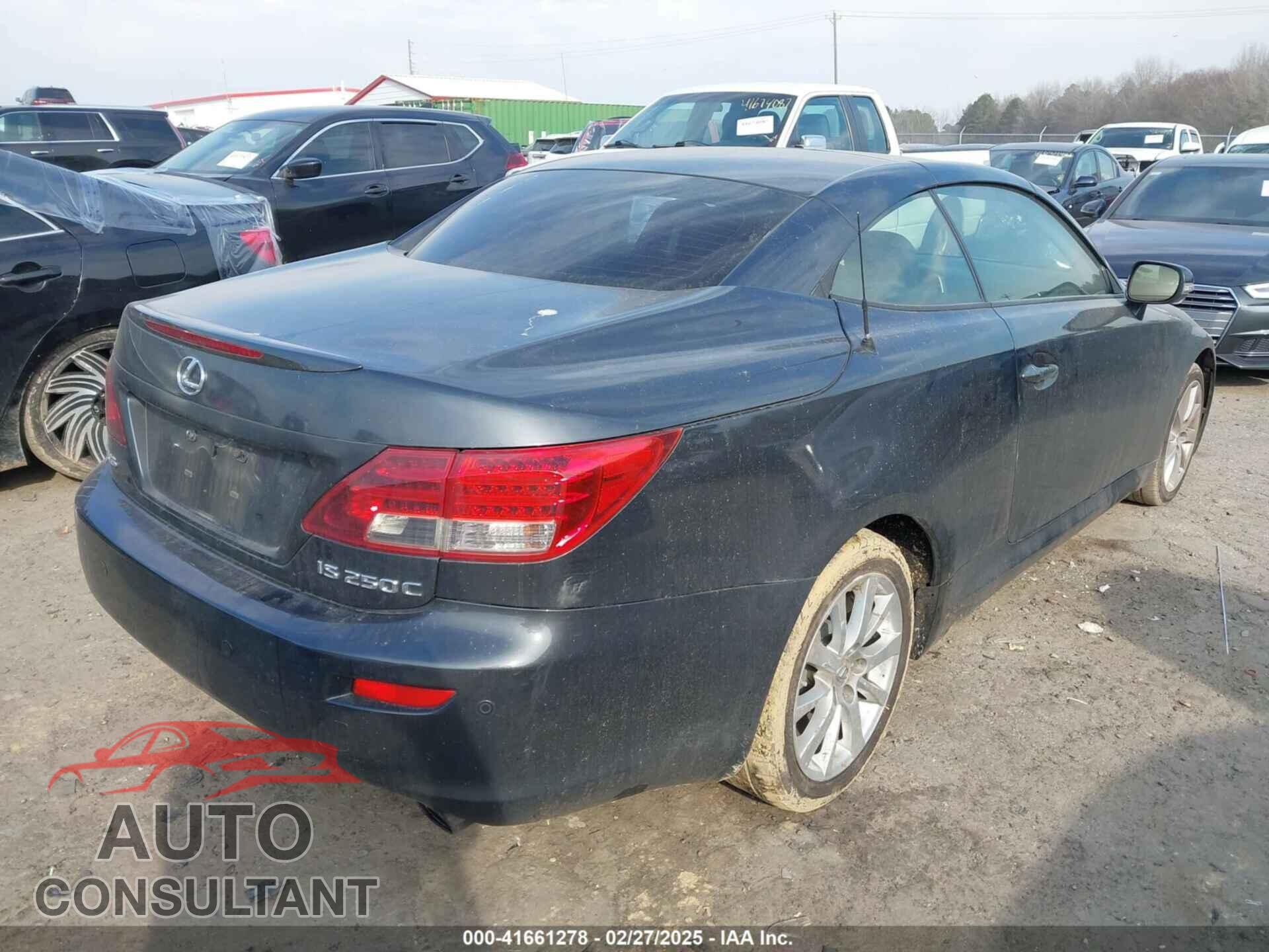 LEXUS IS 250C 2010 - JTHFF2C23A2500546