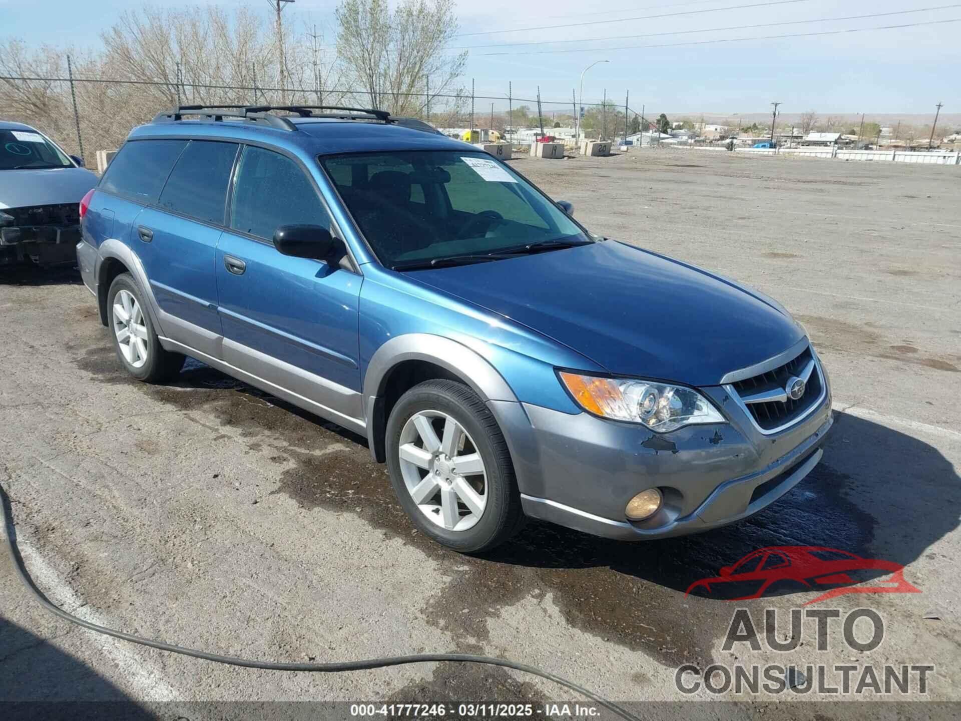 SUBARU OUTBACK 2009 - 4S4BP61C497310202