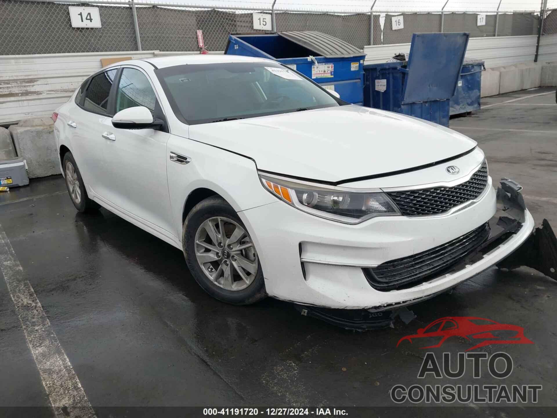 KIA OPTIMA 2016 - 5XXGT4L37GG019740