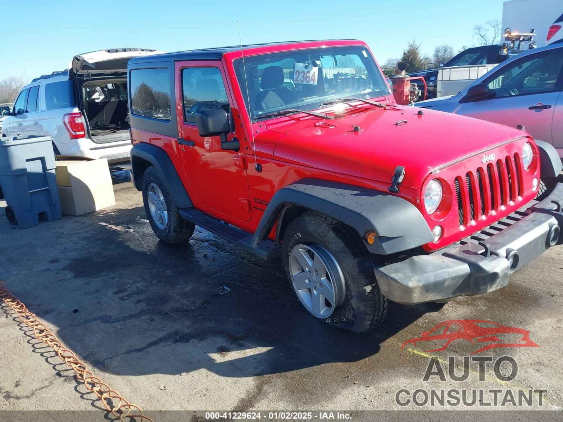 JEEP WRANGLER JK 2018 - 1C4AJWAG7JL854970