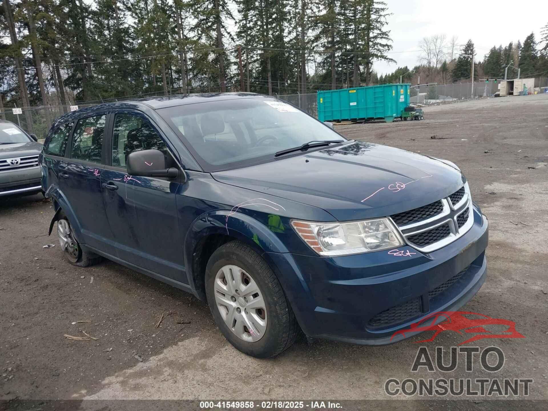 DODGE JOURNEY 2014 - 3C4PDCAB4ET149493