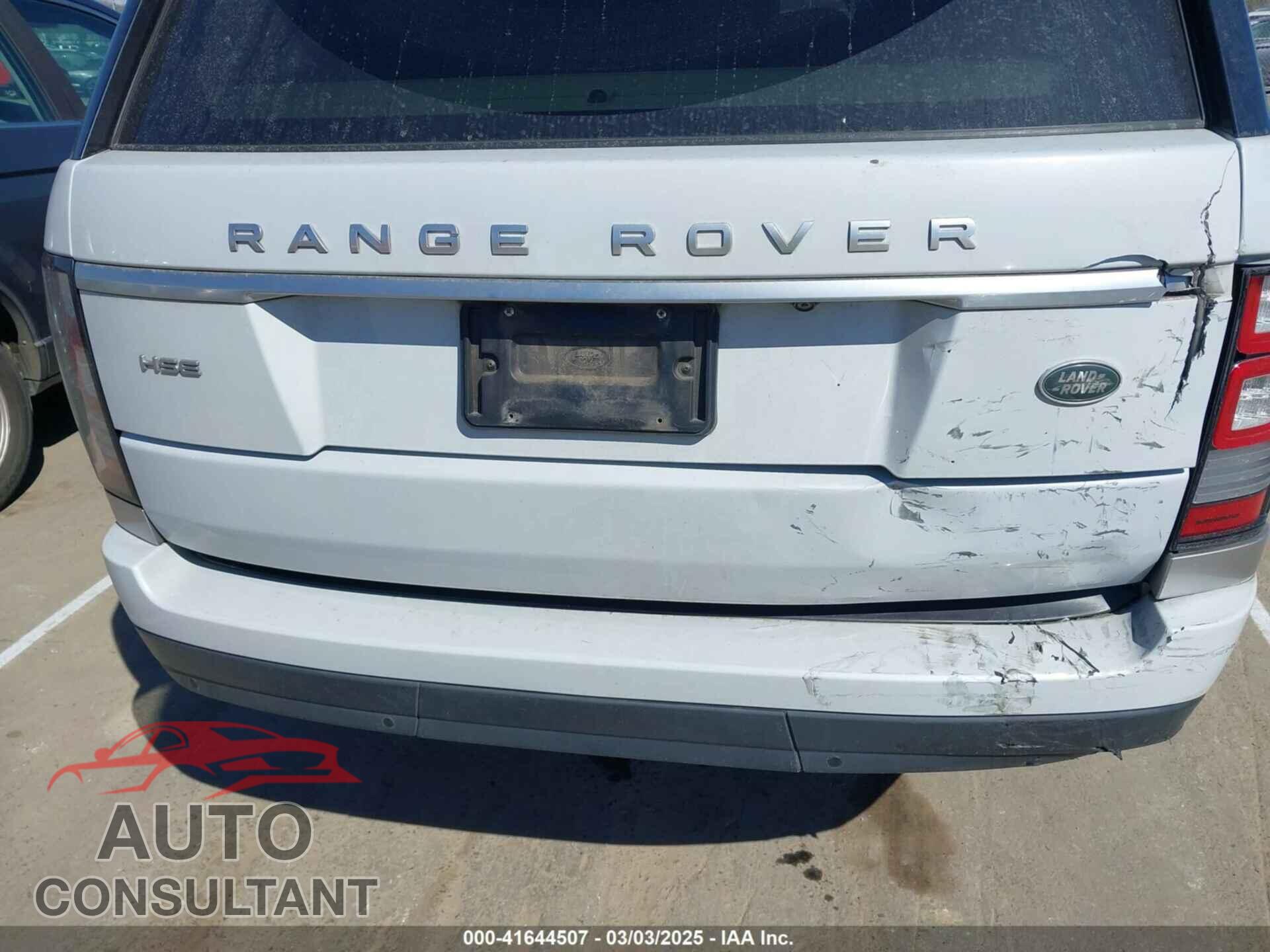 LAND ROVER RANGE ROVER 2015 - SALGS2VF4FA238480