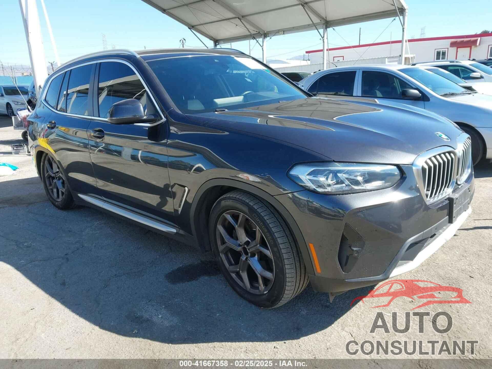 BMW X3 2022 - 5UX53DP02N9H43452