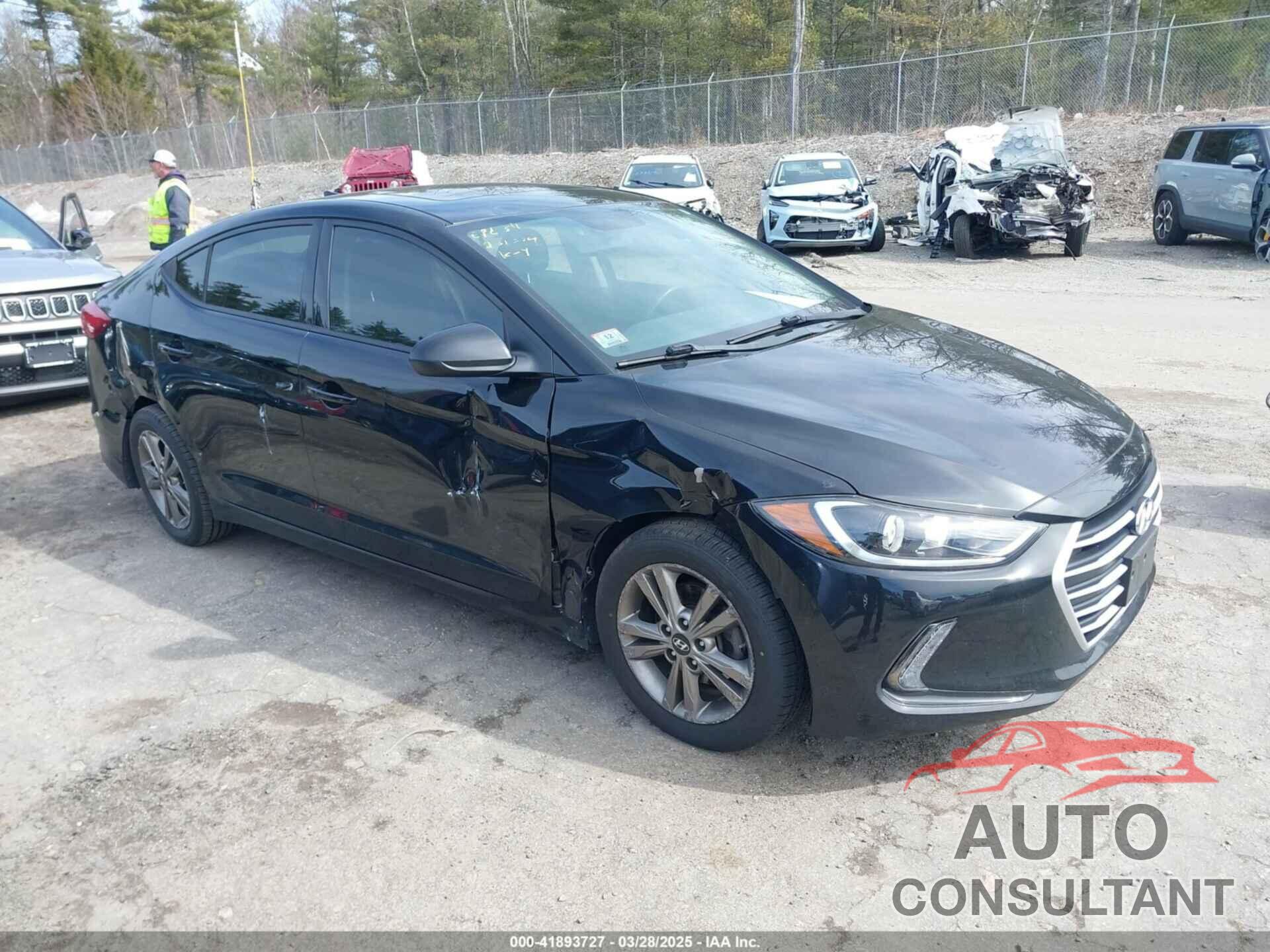 HYUNDAI ELANTRA 2018 - 5NPD84LF5JH284019
