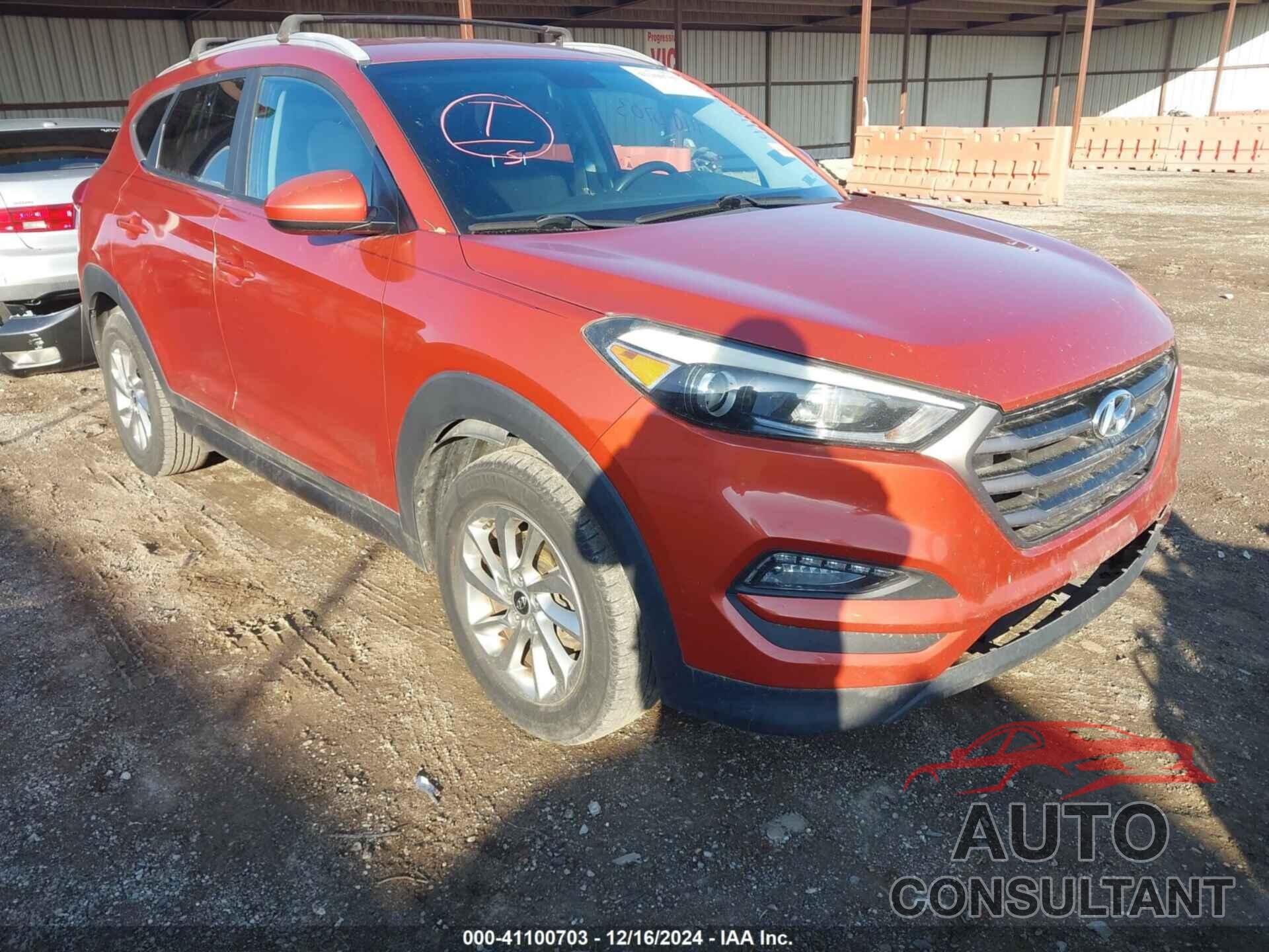 HYUNDAI TUCSON 2016 - KM8J33A43GU202540