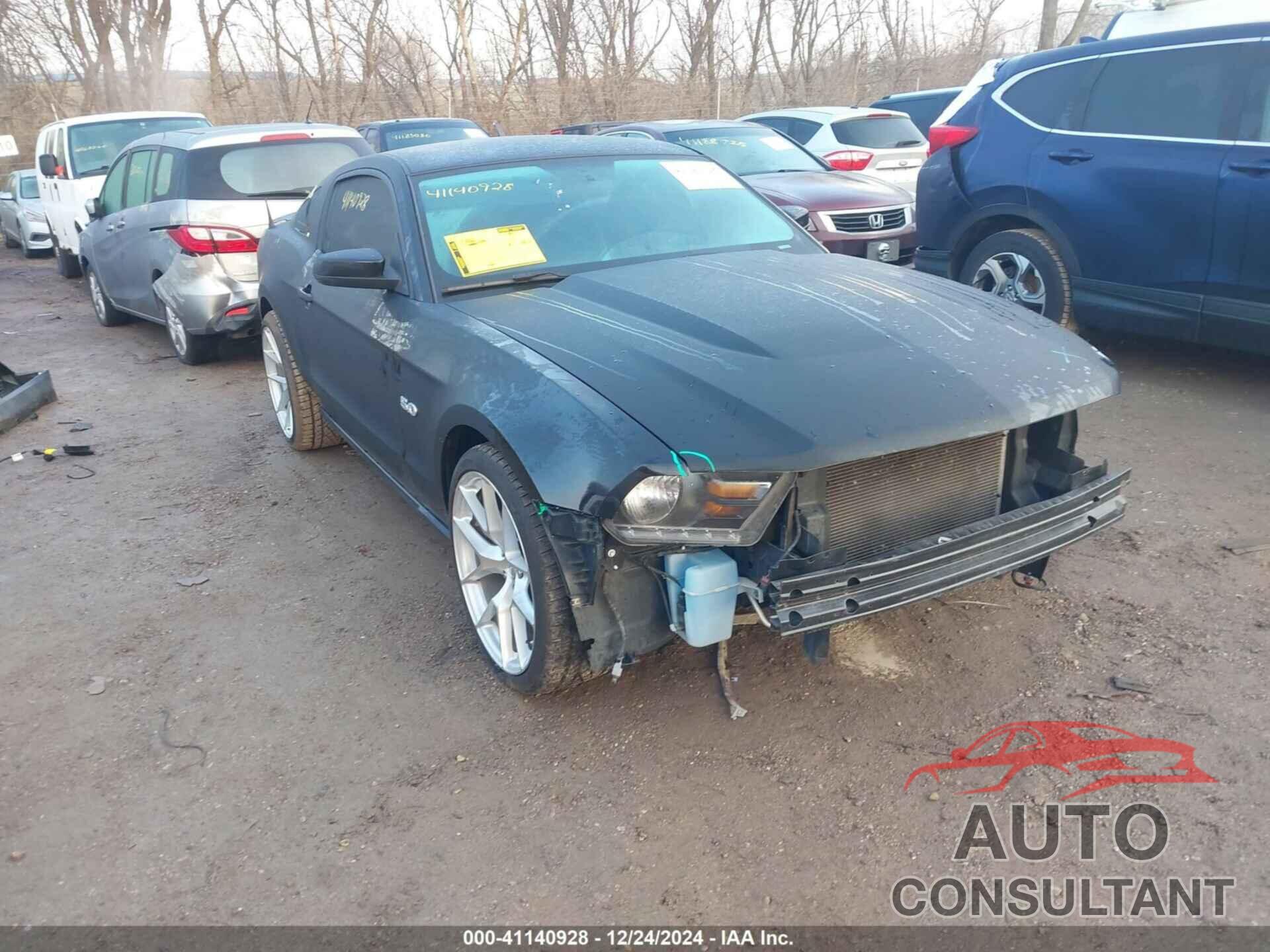 FORD MUSTANG 2012 - 1ZVBP8CF0C5231598