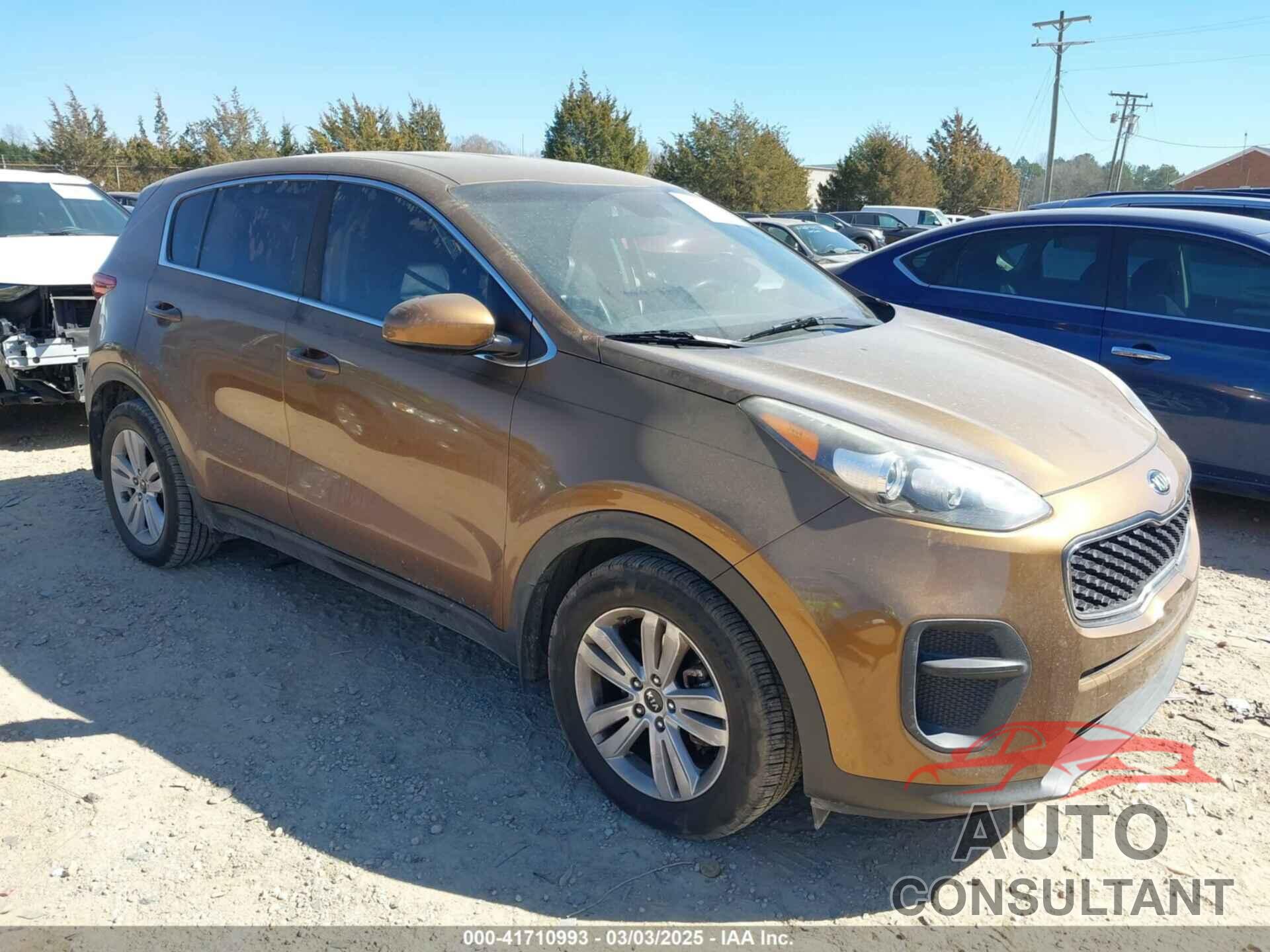 KIA SPORTAGE 2017 - KNDPM3AC0H7106531