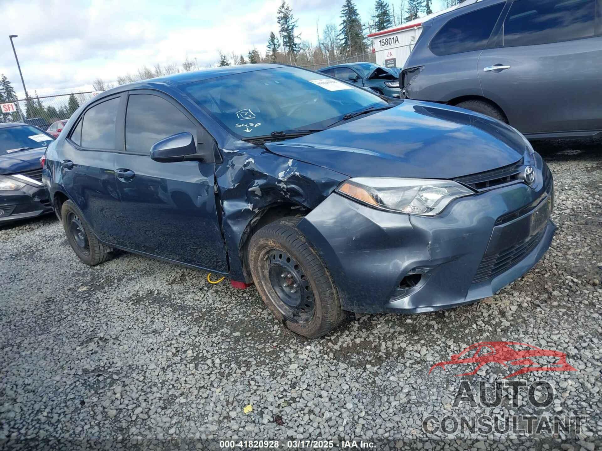 TOYOTA COROLLA 2015 - 2T1BURHE4FC282949