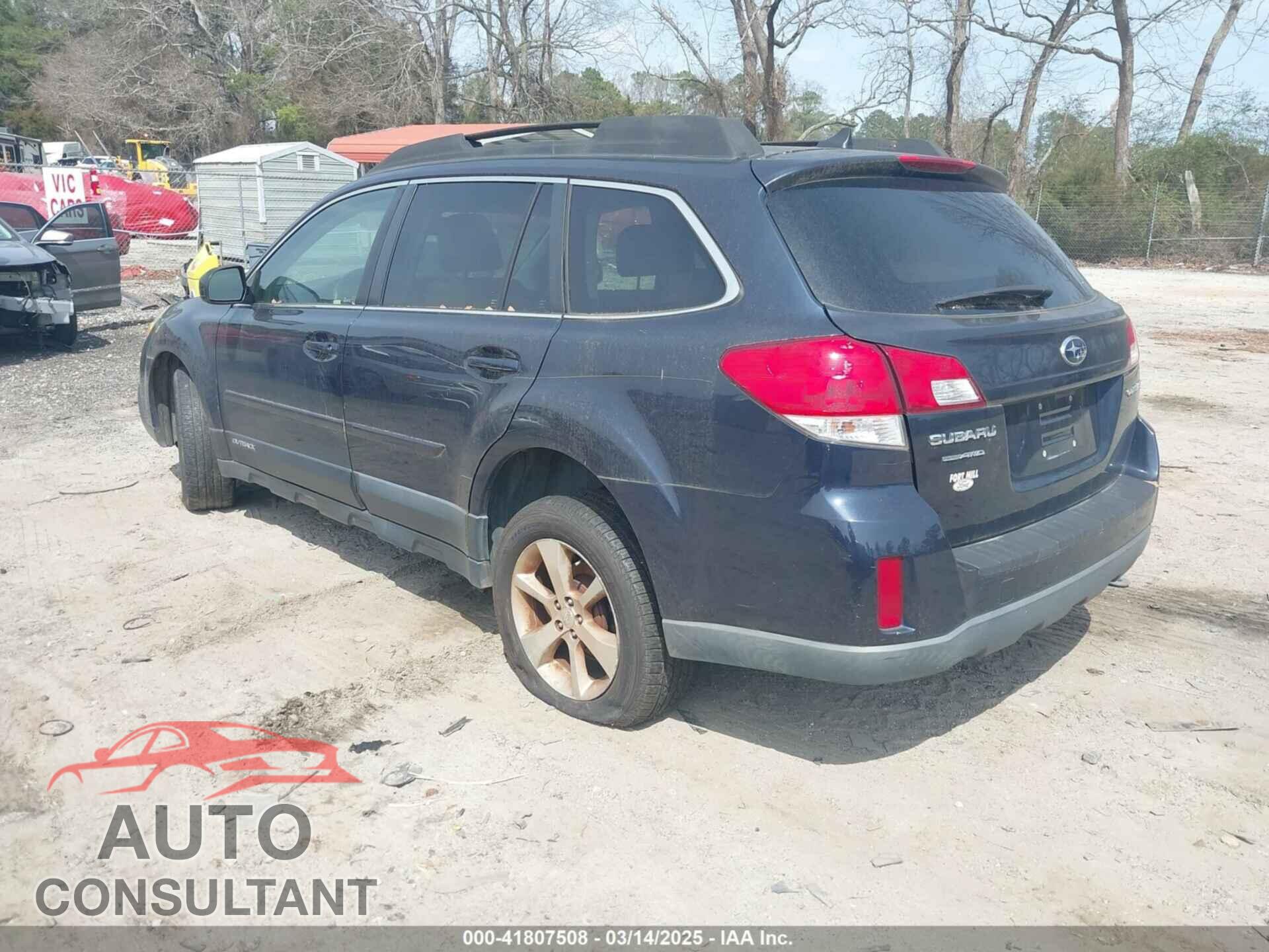SUBARU OUTBACK 2013 - 4S4BRCJC7D3303382
