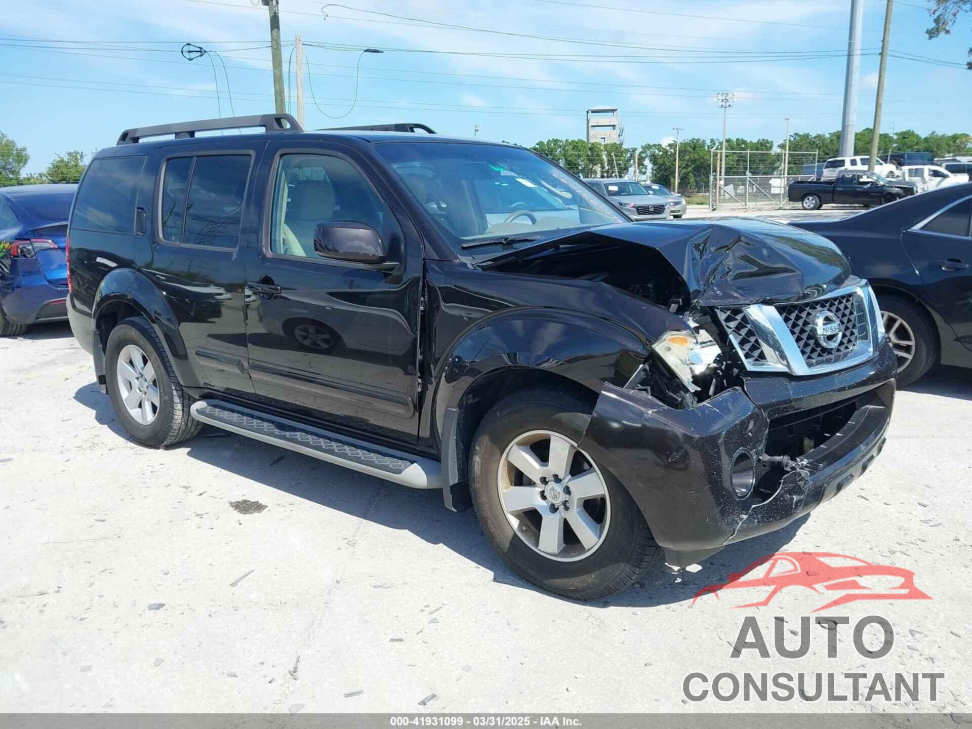 NISSAN PATHFINDER 2011 - 5N1AR1NN7BC610415