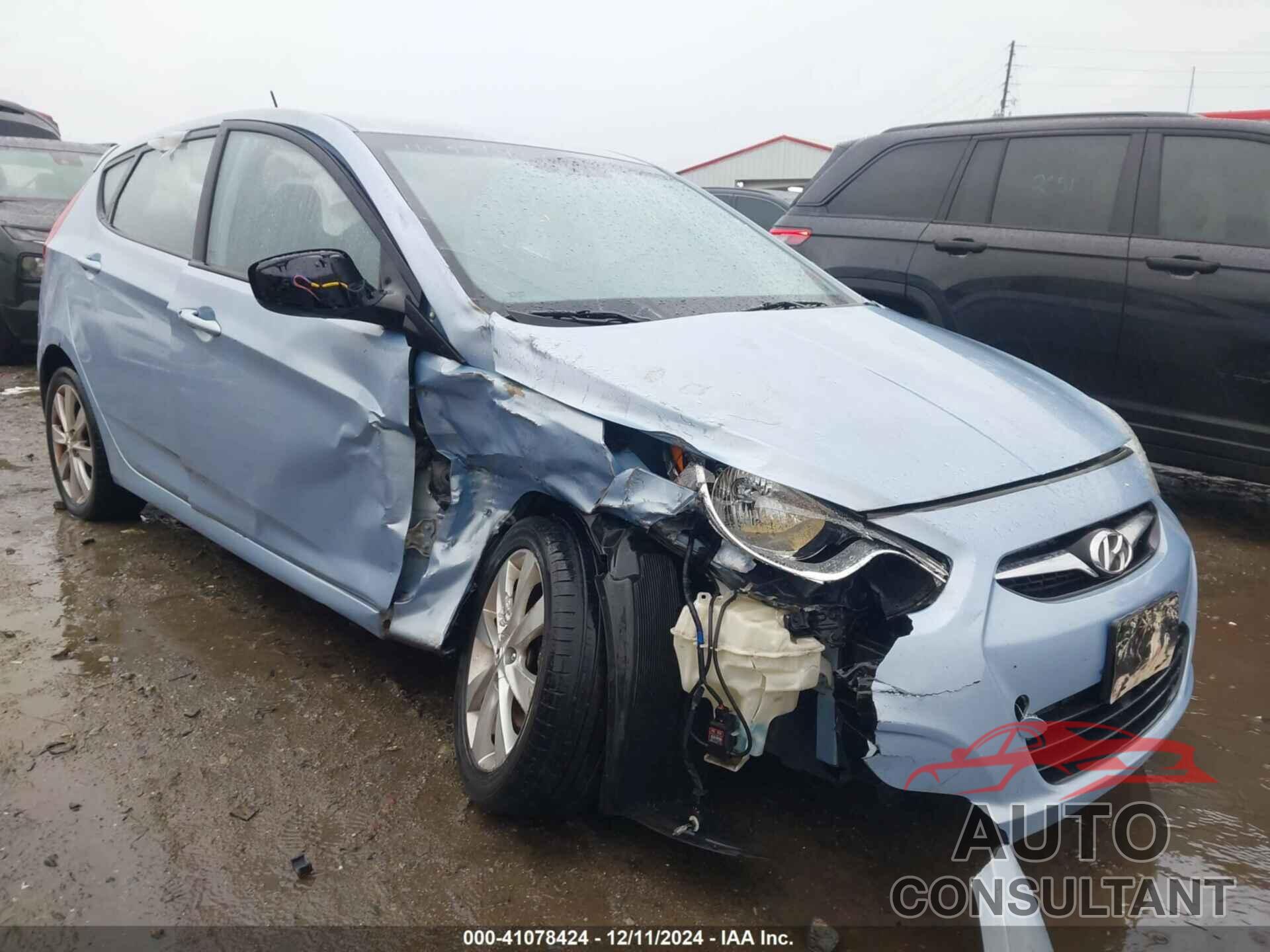 HYUNDAI ACCENT 2012 - KMHCU5AE9CU024377