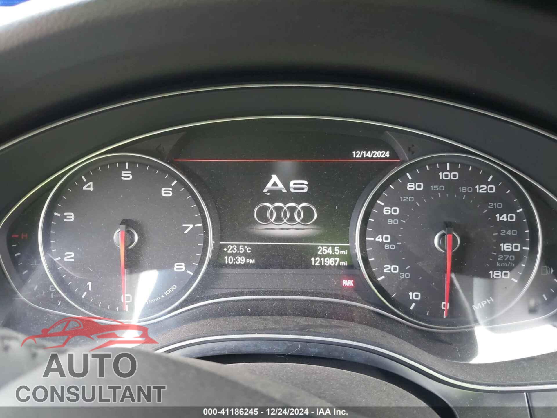 AUDI A6 2013 - WAUDFAFC6DN152930