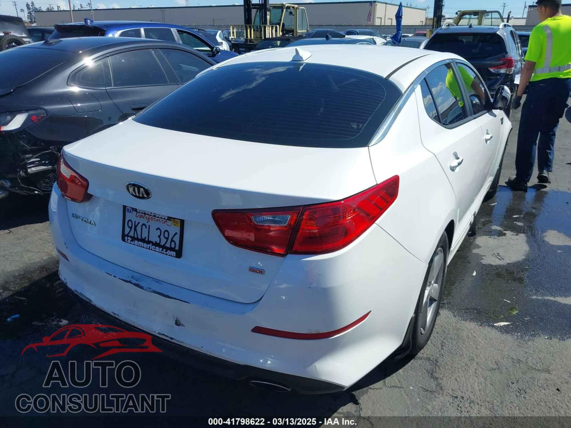 KIA OPTIMA 2015 - KNAGM4A78F5592763