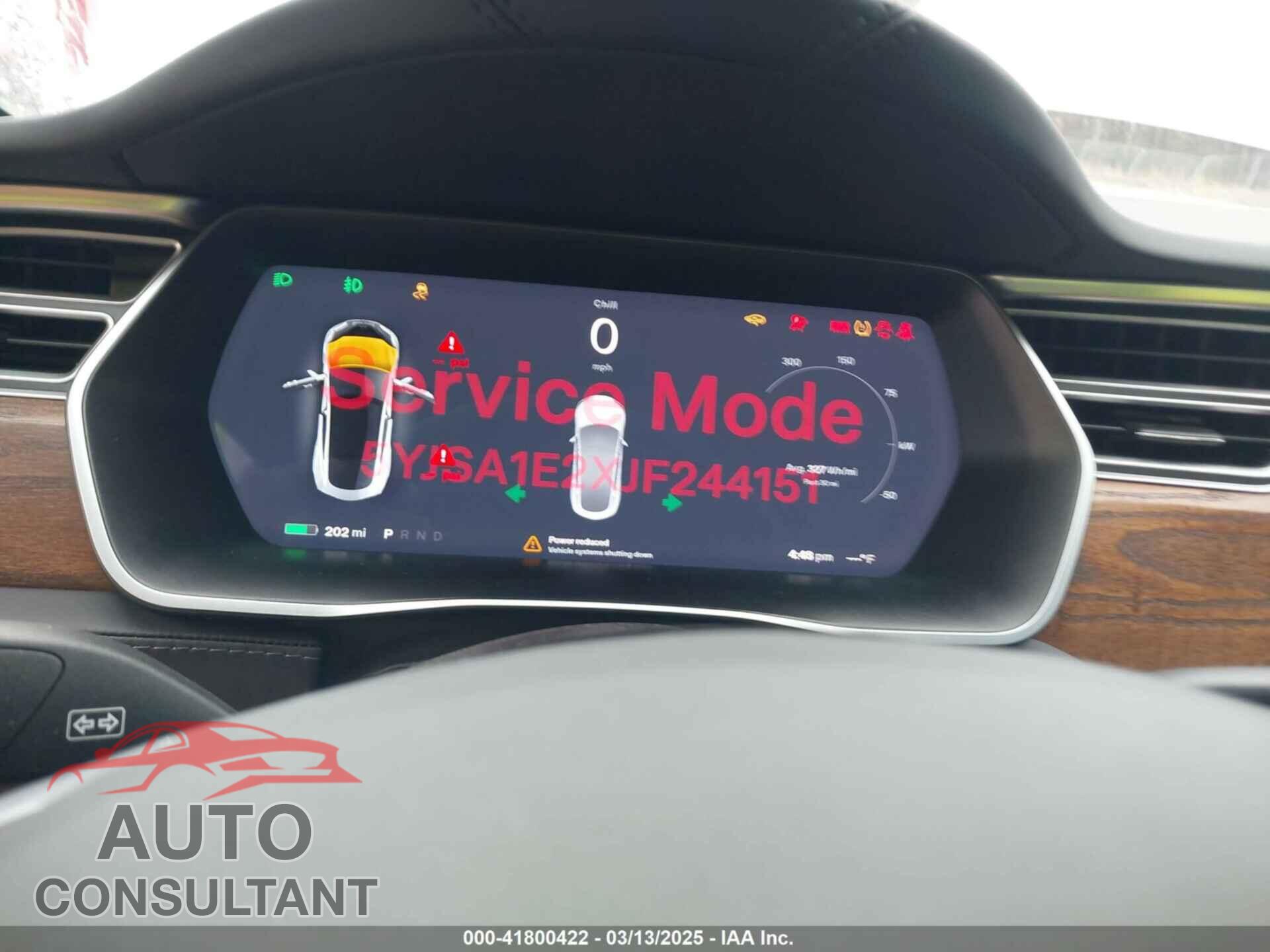 TESLA MODEL S 2018 - 5YJSA1E2XJF244151