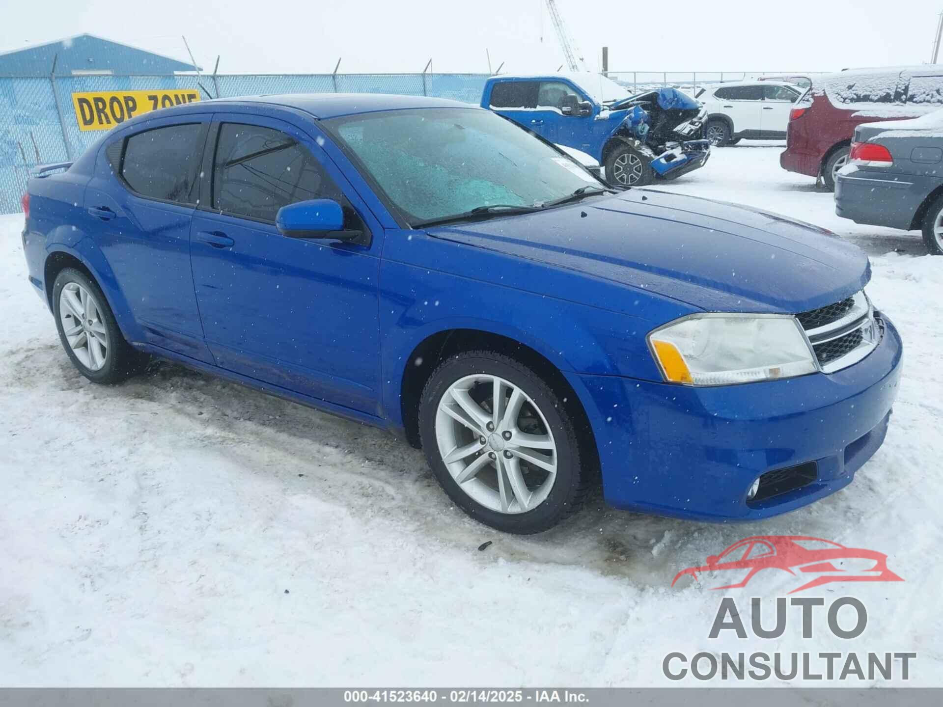 DODGE AVENGER 2012 - 1C3CDZEG7CN269524
