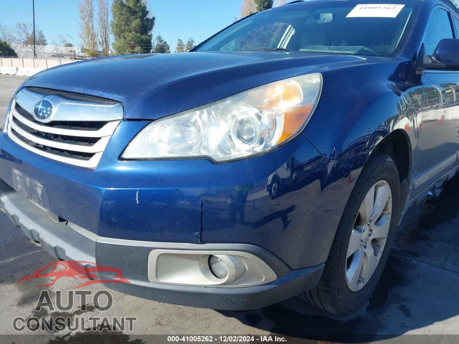 SUBARU OUTBACK 2011 - 4S4BRBGC8B3427028