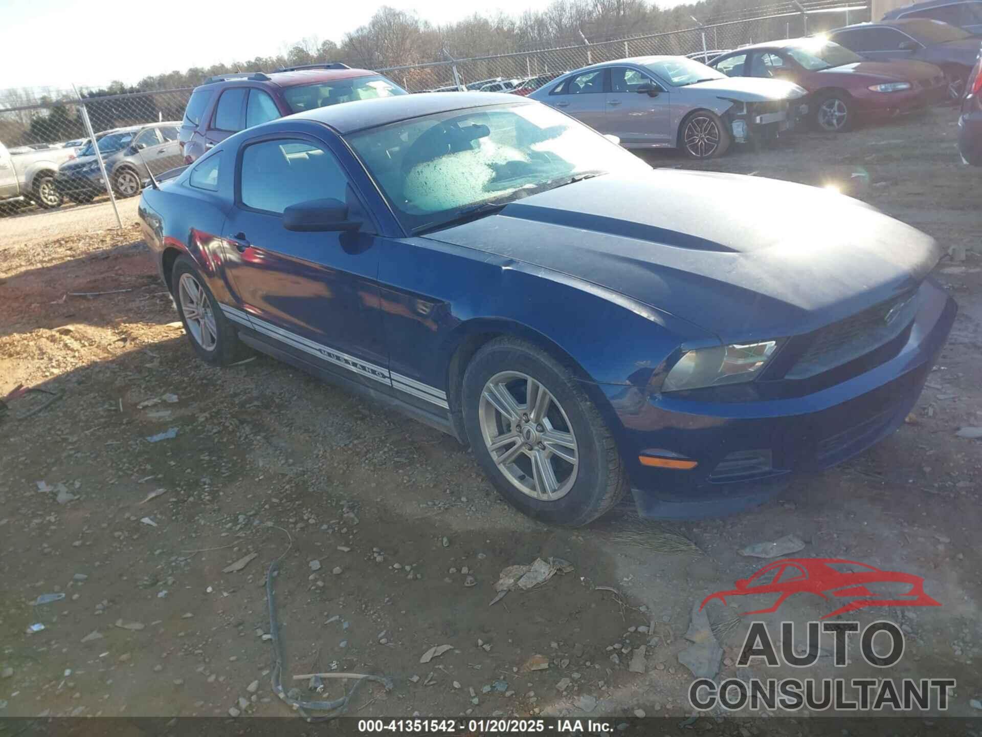 FORD MUSTANG 2012 - 1ZVBP8AMXC5284004