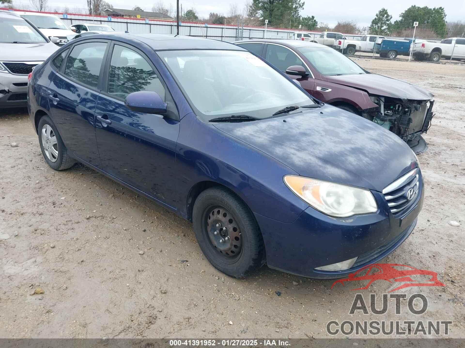 HYUNDAI ELANTRA 2010 - KMHDU4AD5AU032513