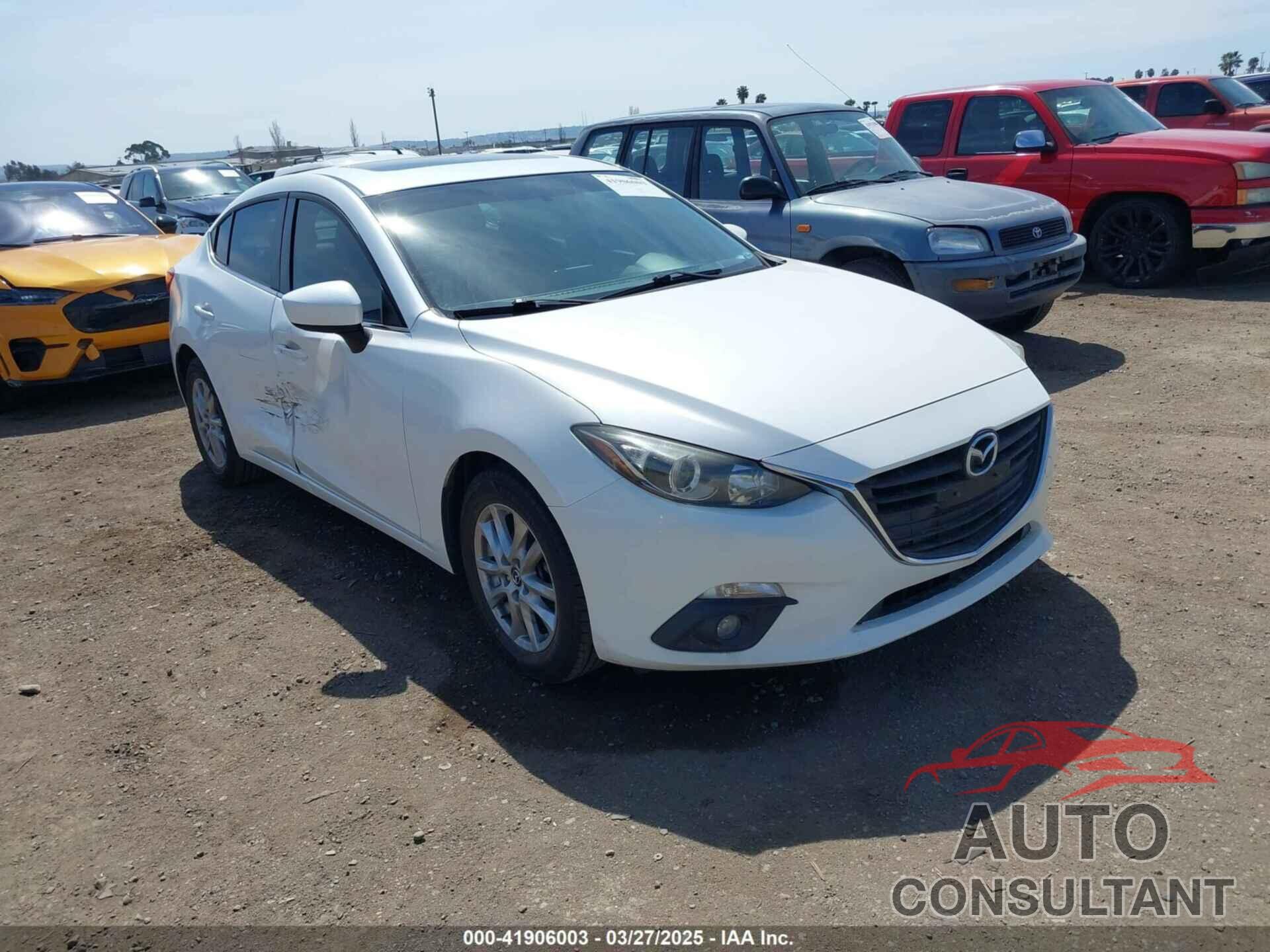 MAZDA MAZDA3 2015 - JM1BM1W76F1235142