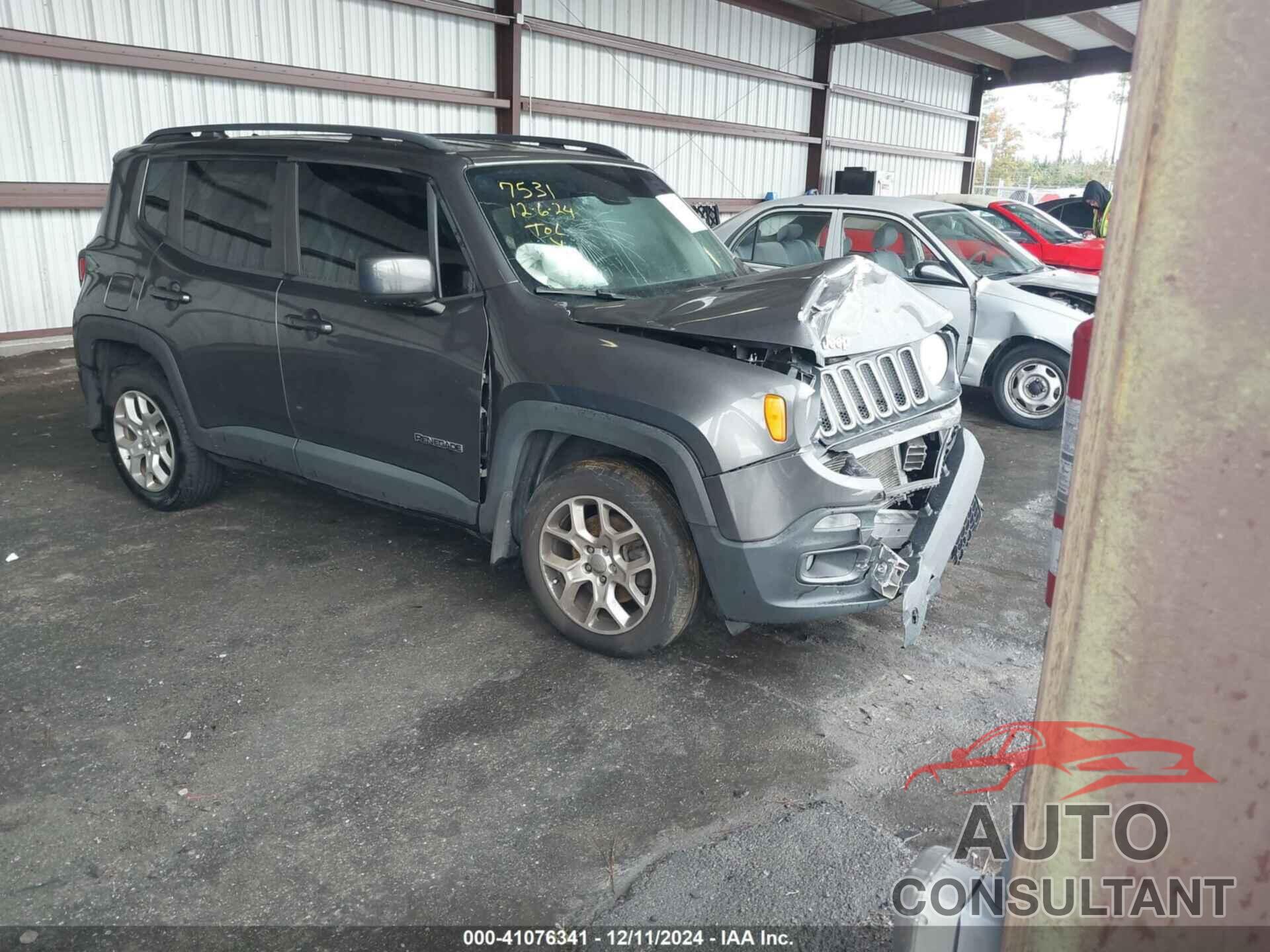 JEEP RENEGADE 2018 - ZACCJABB8JPJ37274