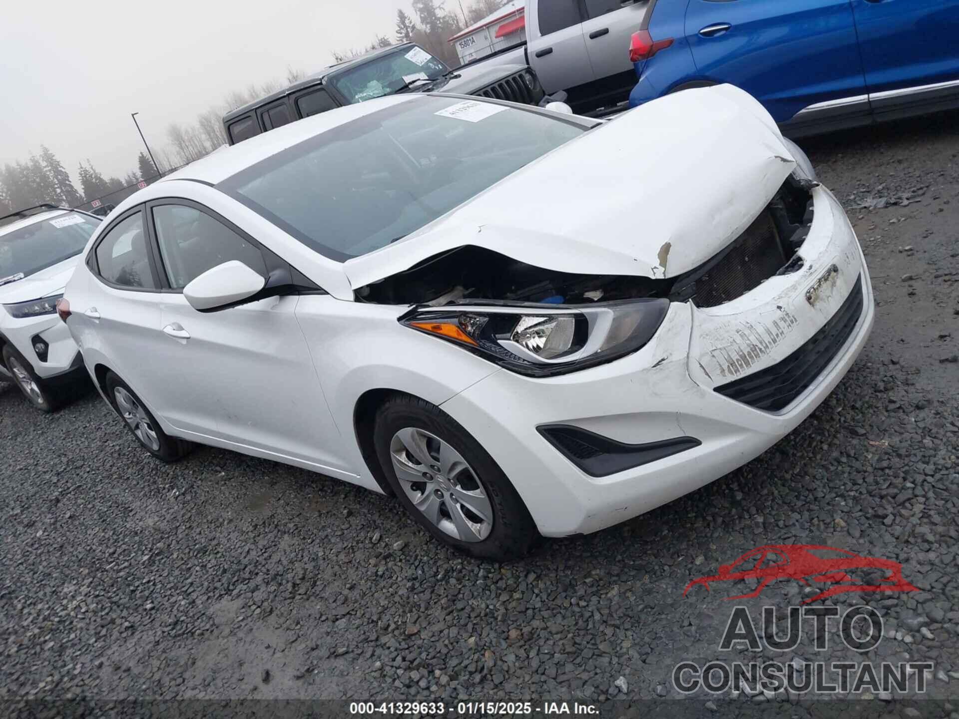 HYUNDAI ELANTRA 2016 - 5NPDH4AE3GH693624