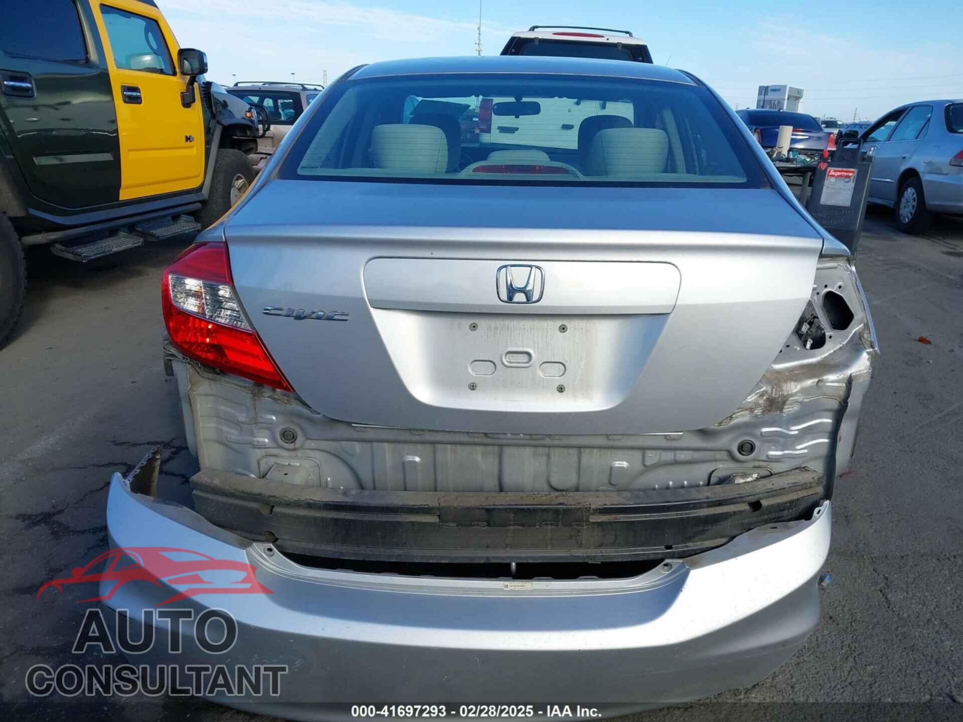 HONDA CIVIC 2012 - 19XFB2F52CE356237