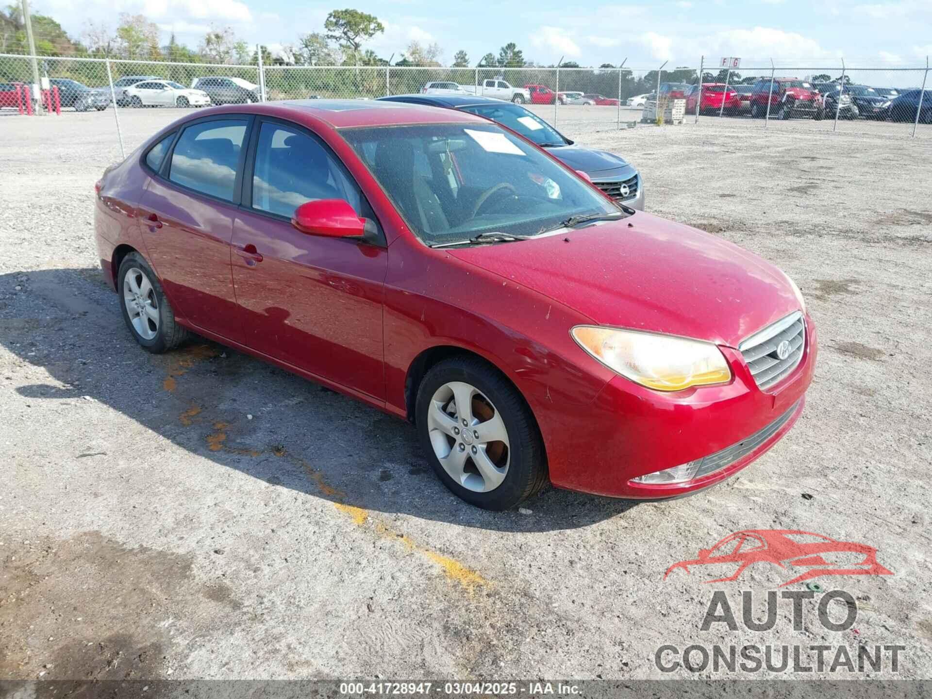 HYUNDAI ELANTRA 2009 - KMHDU46D29U625475