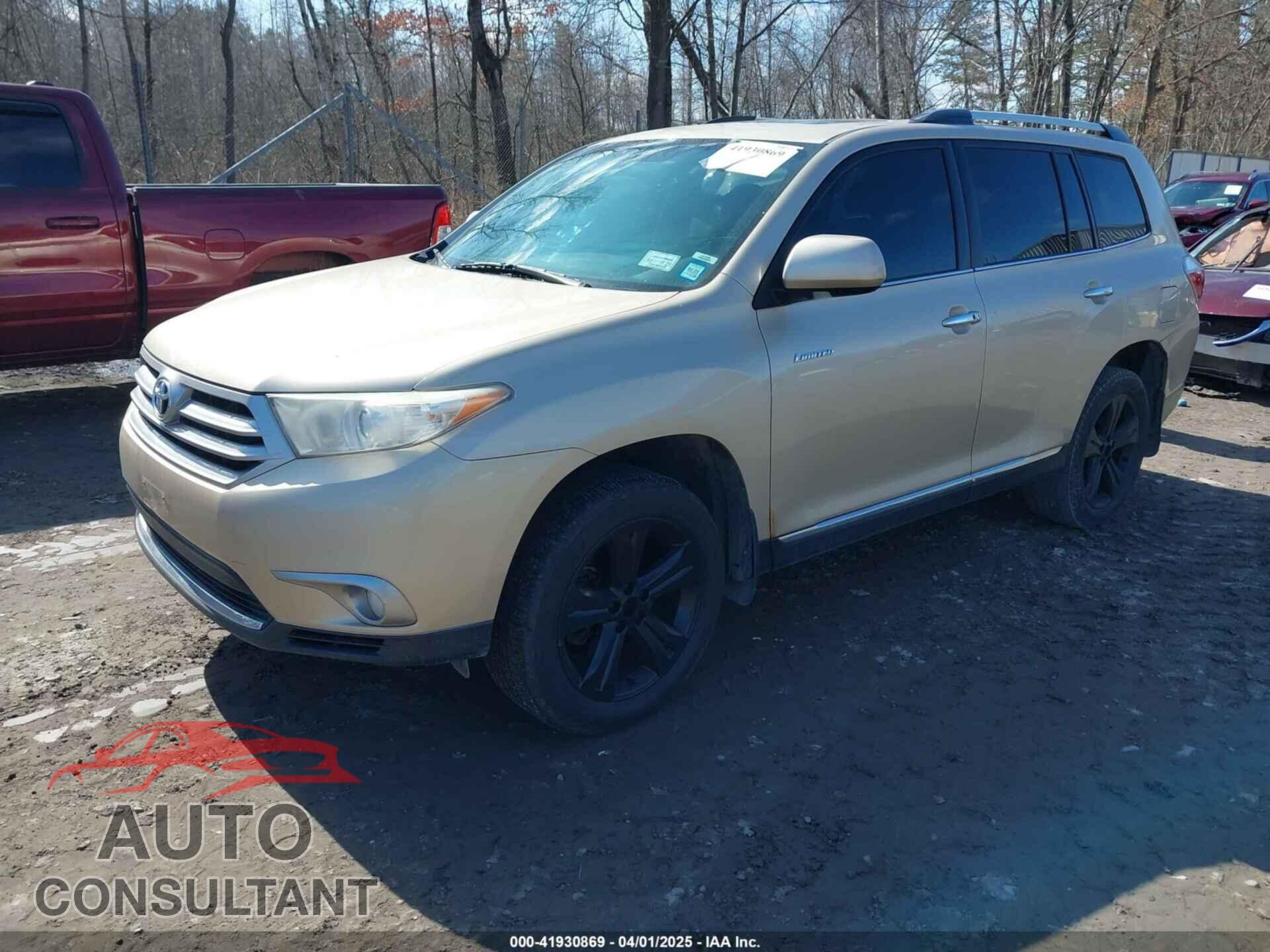 TOYOTA HIGHLANDER 2013 - 5TDDK3EH8DS233509