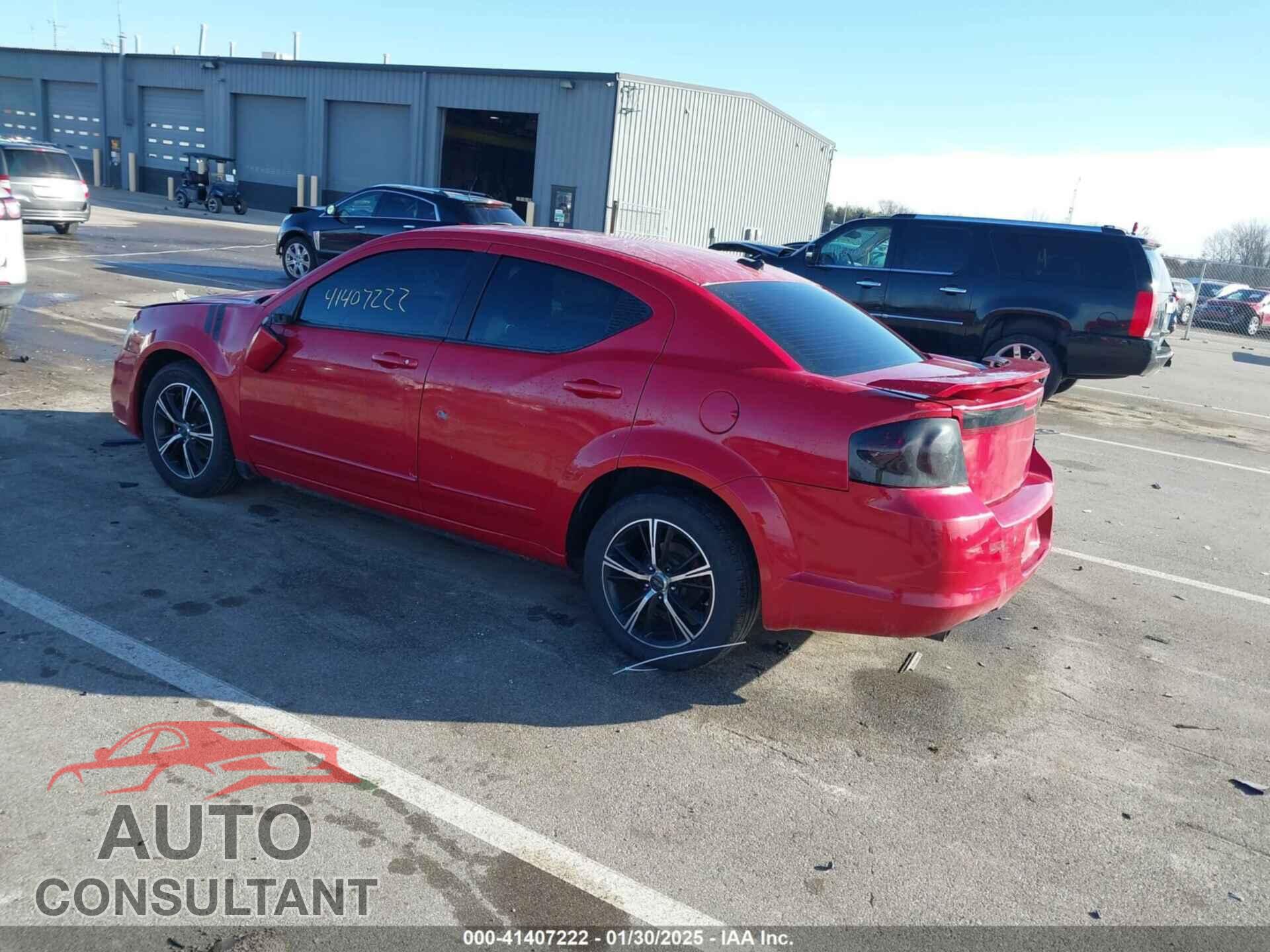 DODGE AVENGER 2013 - 1C3CDZCG8DN741086