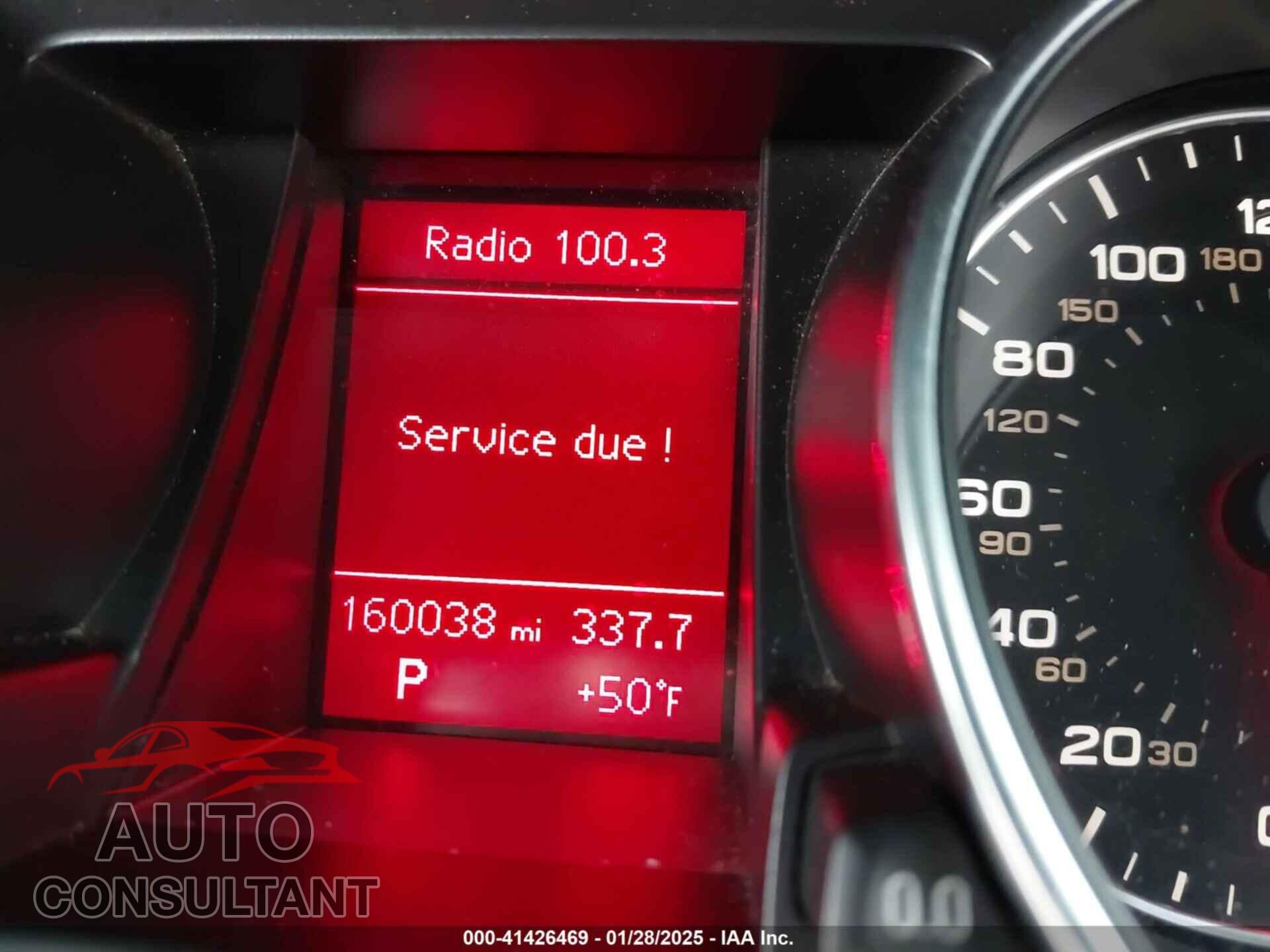AUDI A5 2010 - WAULFAFR1AA037011