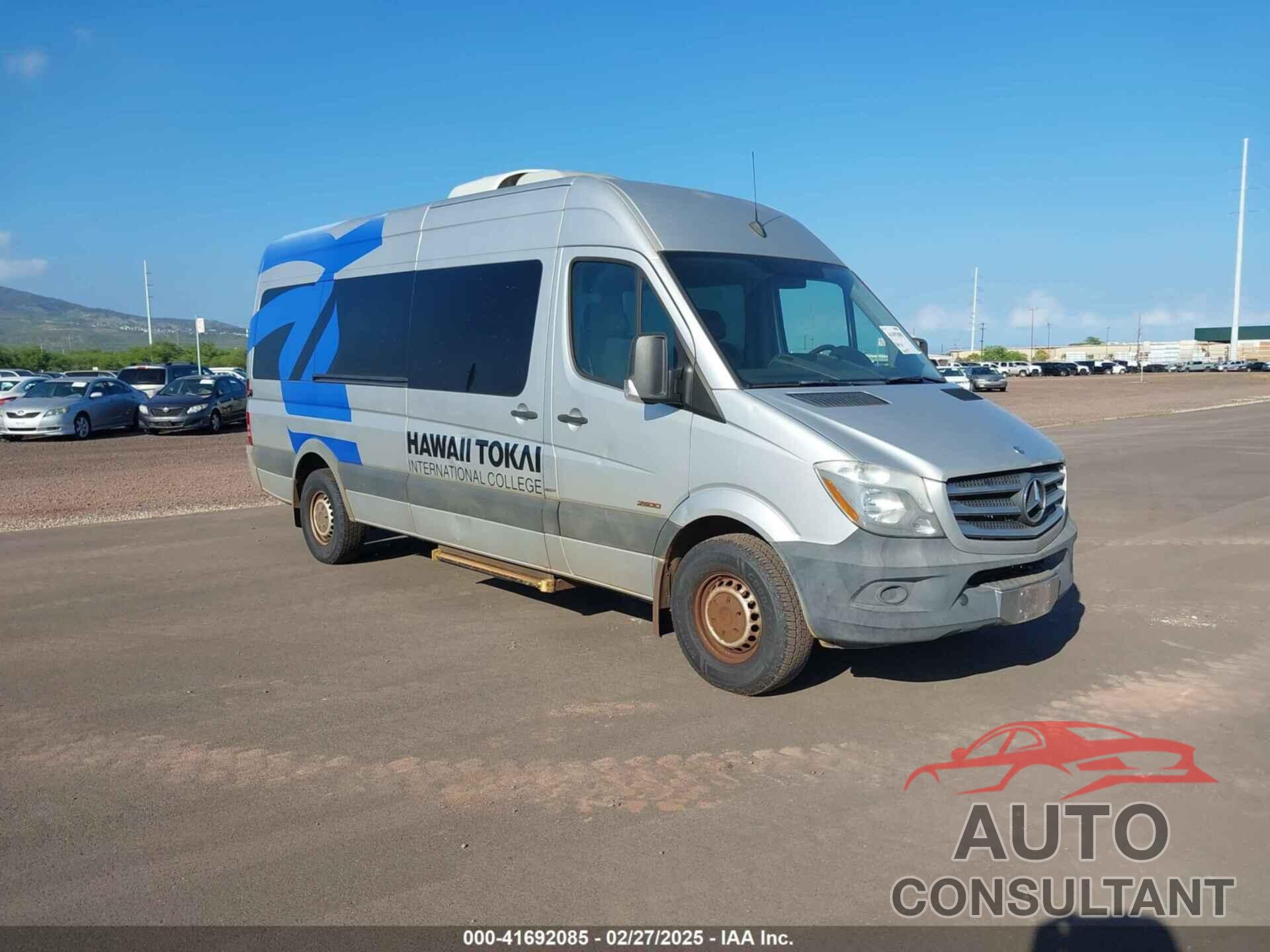 MERCEDES-BENZ SPRINTER 2500 2015 - WDZPE8CC2F5949937