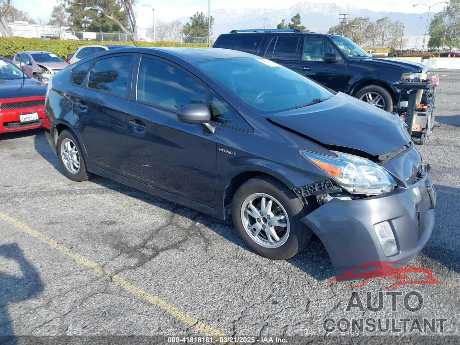 TOYOTA PRIUS 2011 - JTDKN3DU5B1478498