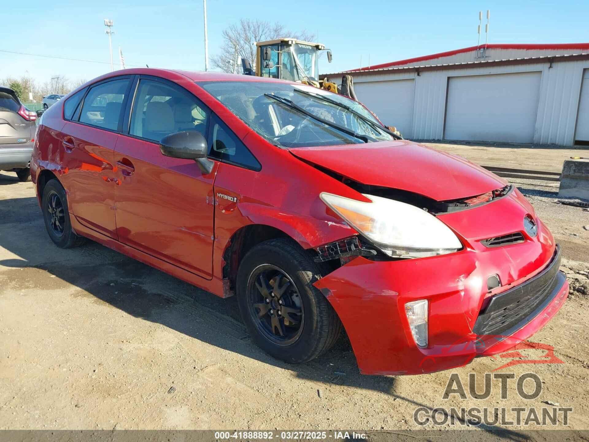 TOYOTA PRIUS 2012 - JTDKN3DU4C5497912