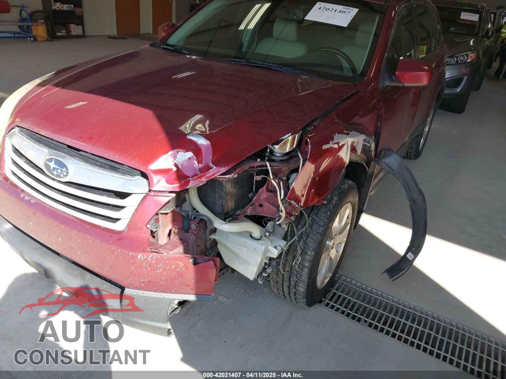 SUBARU OUTBACK 2011 - 4S4BRBBC6B3408968
