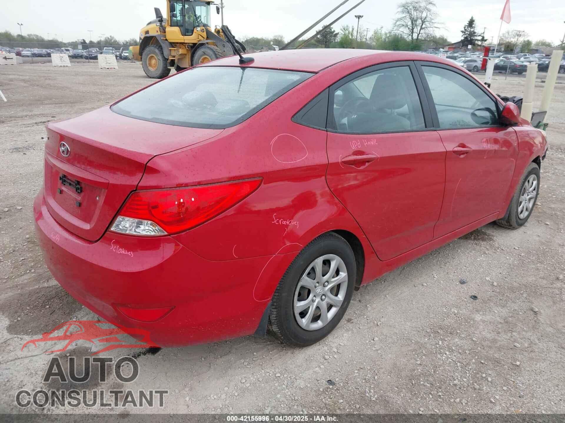 HYUNDAI ACCENT 2014 - KMHCT4AE2EU768368