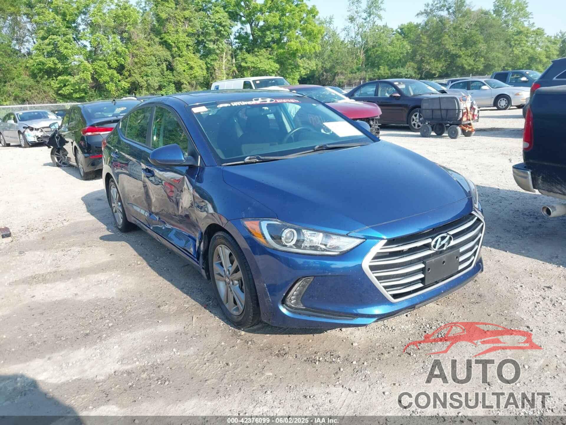 HYUNDAI ELANTRA 2017 - 5NPD84LF3HH176377