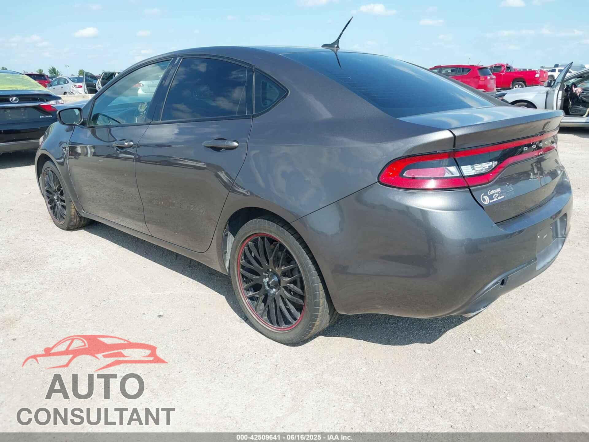 DODGE DART 2015 - 1C3CDFBB9FD241760