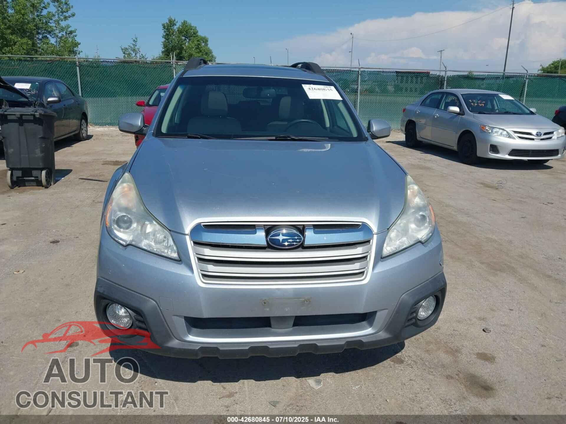 SUBARU OUTBACK 2014 - 4S4BRBDC2E3291438