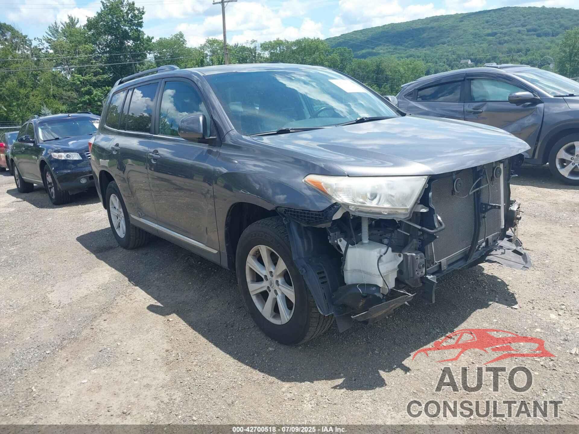 TOYOTA HIGHLANDER 2012 - 5TDBK3EH0CS170069