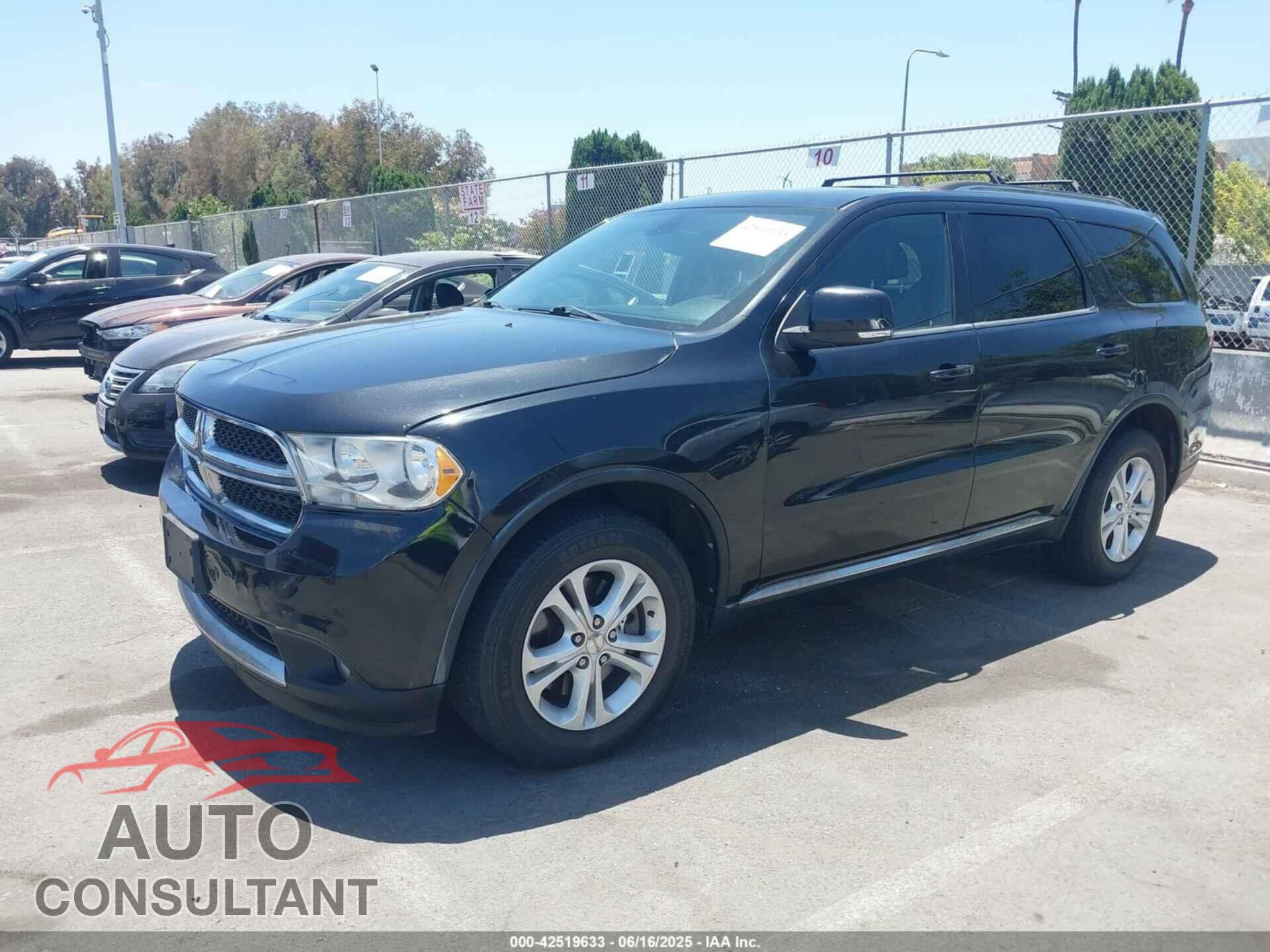 DODGE DURANGO 2012 - 1C4SDHDT5CC178179