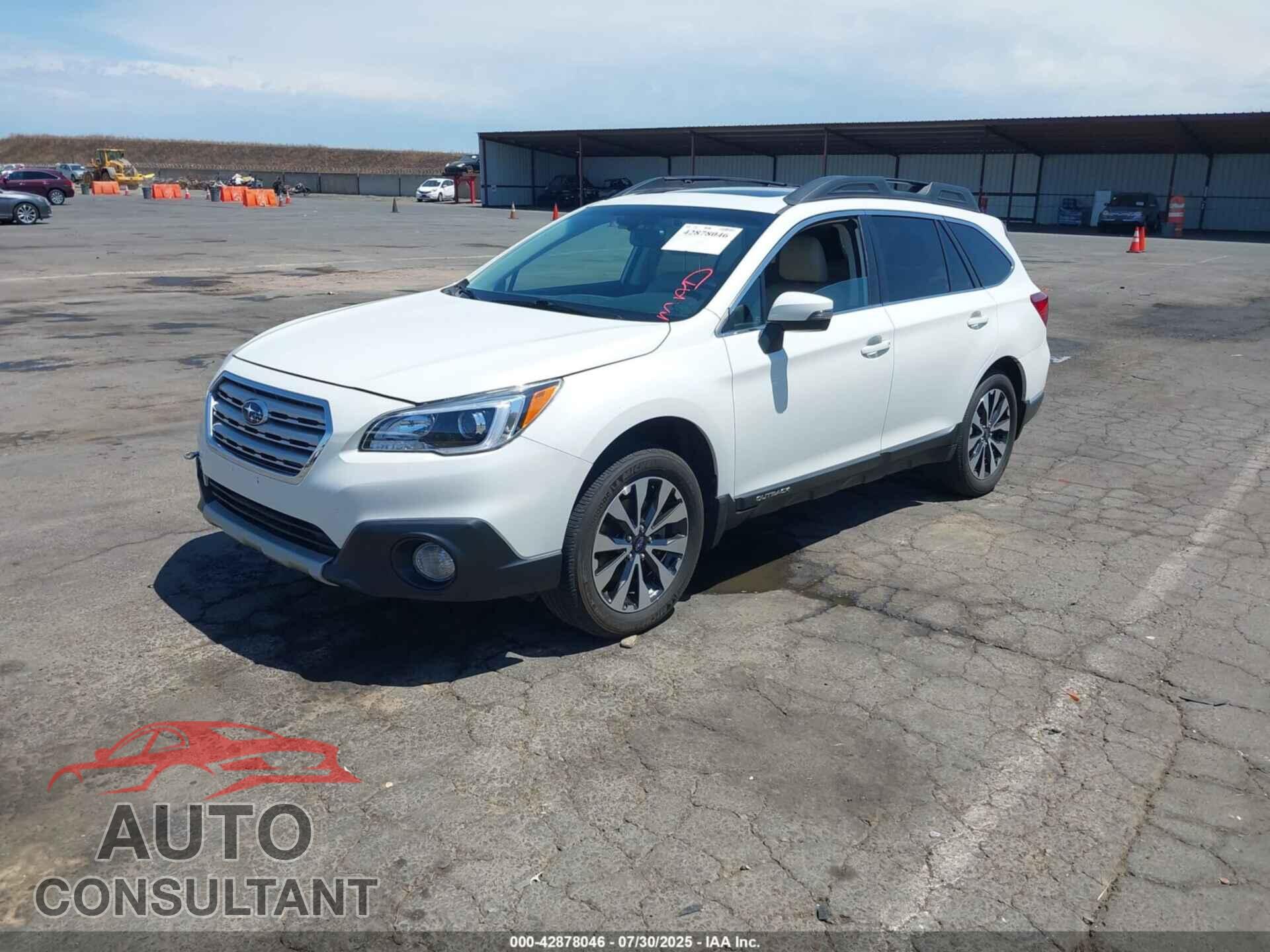 SUBARU OUTBACK 2016 - 4S4BSANC1G3249875